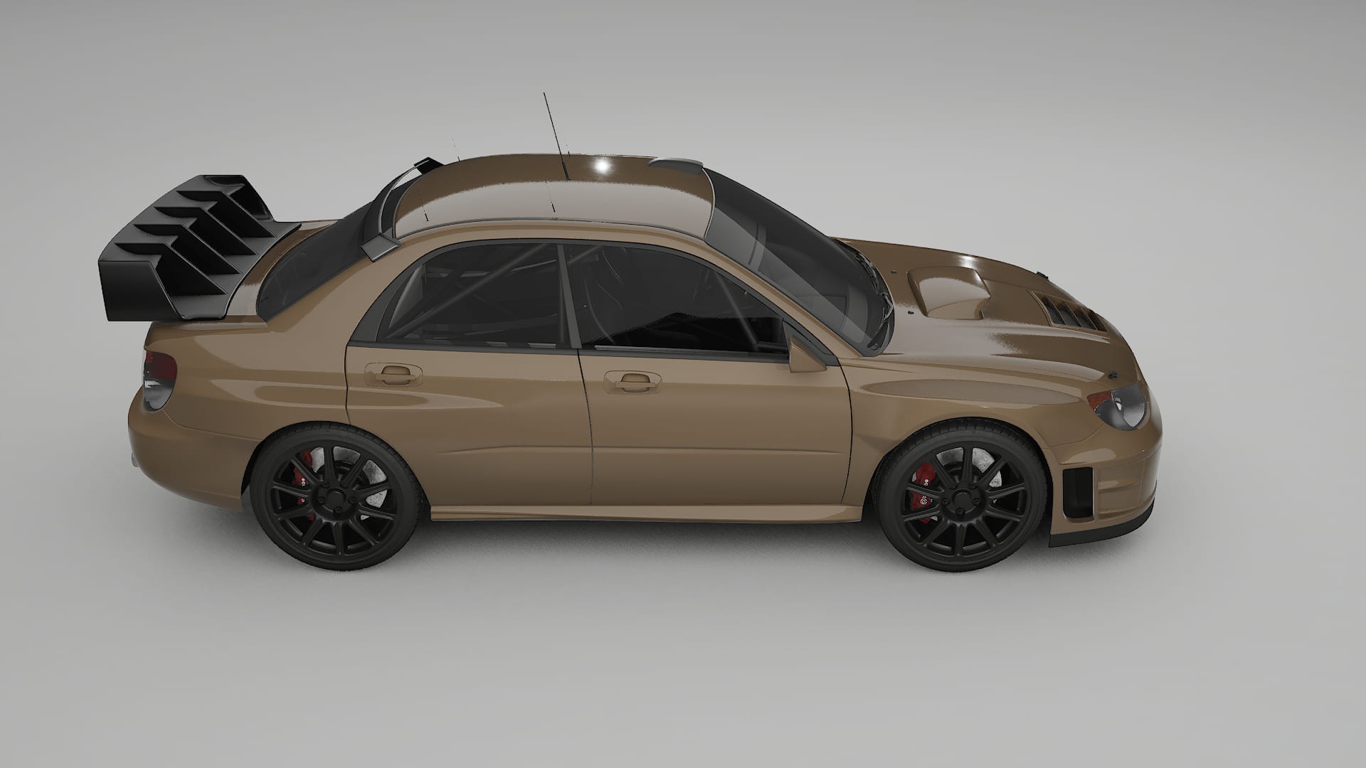 Subaru Impreza WRC GD TPU Lackschutzfolie | SAHARA Farbwechsel PPF – Komplett-Vorgeschnittener Kit