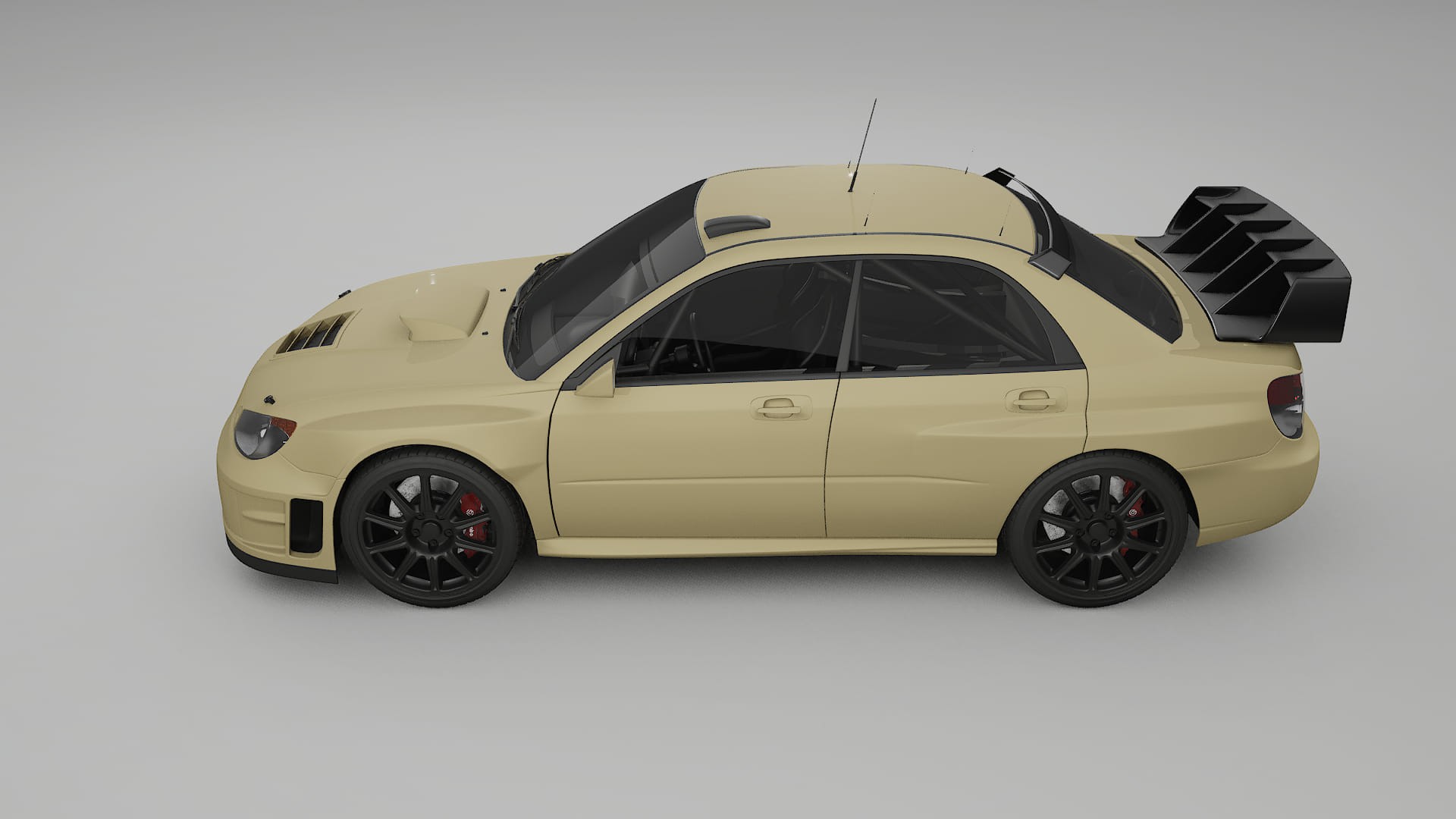Subaru Impreza WRC GD TPU Lackschutzfolie | SAND Farbwechsel PPF – Komplett-Vorgeschnittener Kit