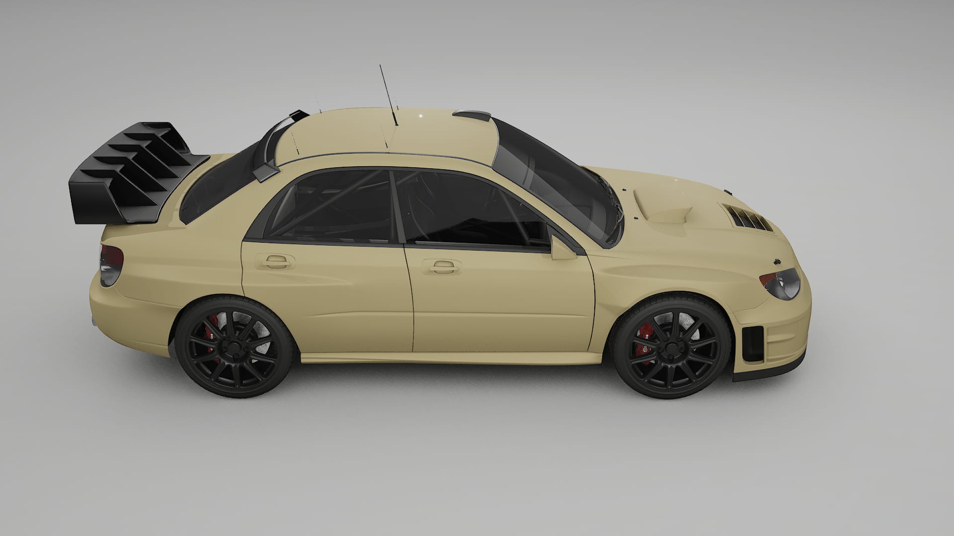 Subaru Impreza WRC GD TPU Lackschutzfolie | SAND Farbwechsel PPF – Komplett-Vorgeschnittener Kit