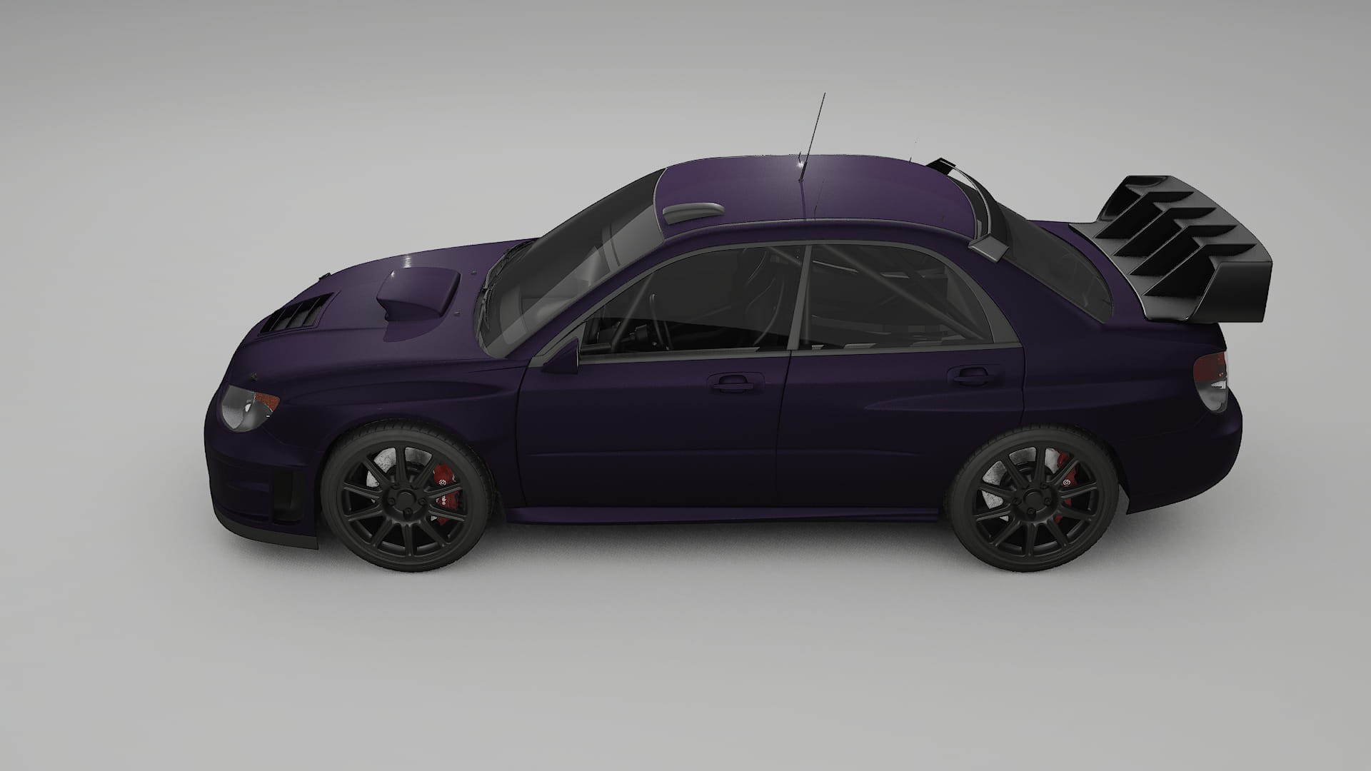 Subaru Impreza WRC GD TPU Lackschutzfolie | VIOLET Farbwechsel PPF – Komplett-Vorgeschnittener Kit