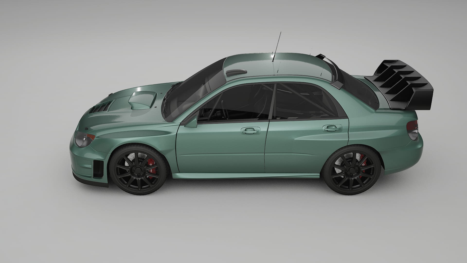 Subaru Impreza WRC GD TPU Lackschutzfolie | EVERGREEN Farbwechsel PPF – Komplett-Vorgeschnittener Kit