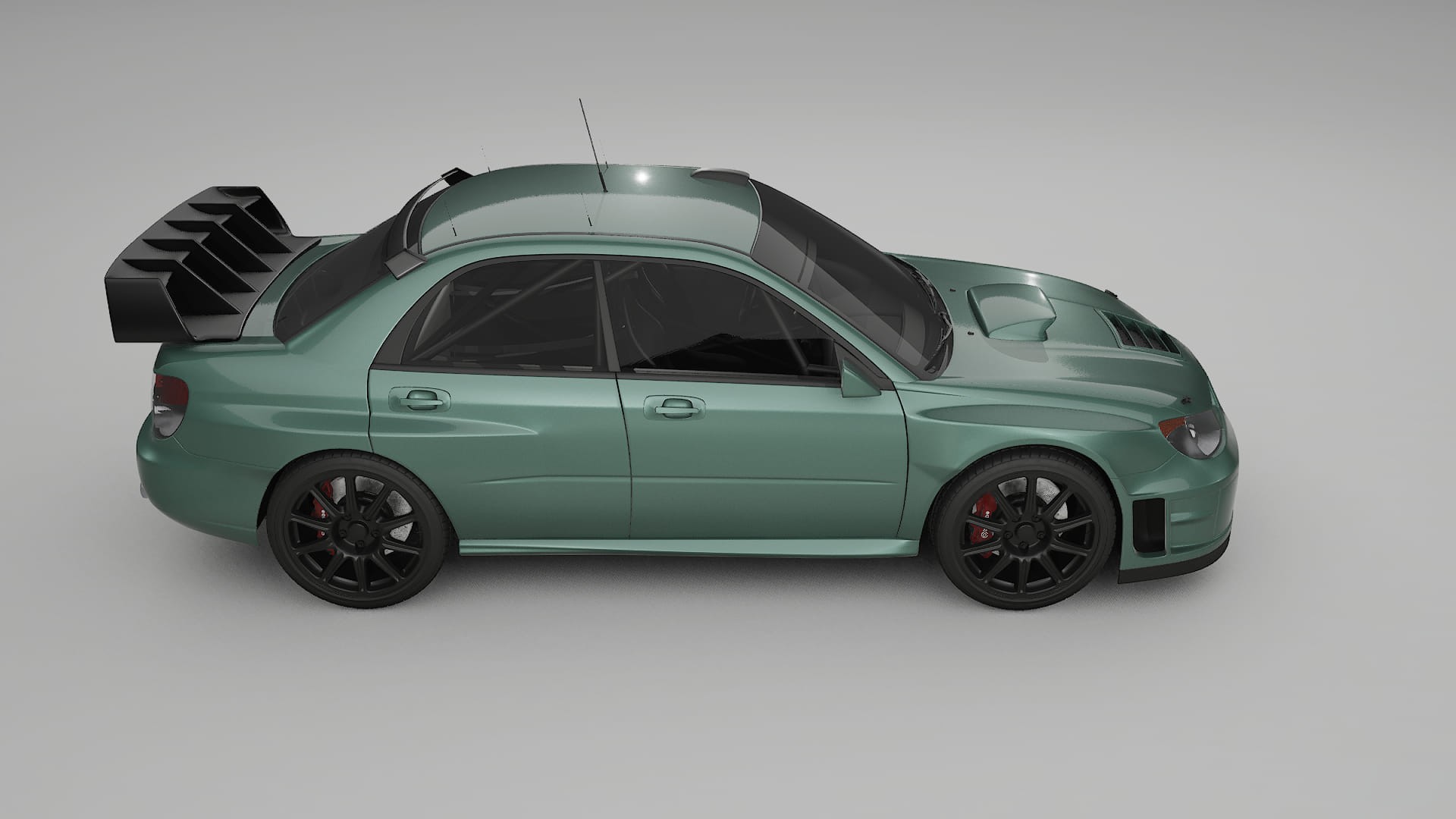 Subaru Impreza WRC GD TPU Lackschutzfolie | EVERGREEN Farbwechsel PPF – Komplett-Vorgeschnittener Kit