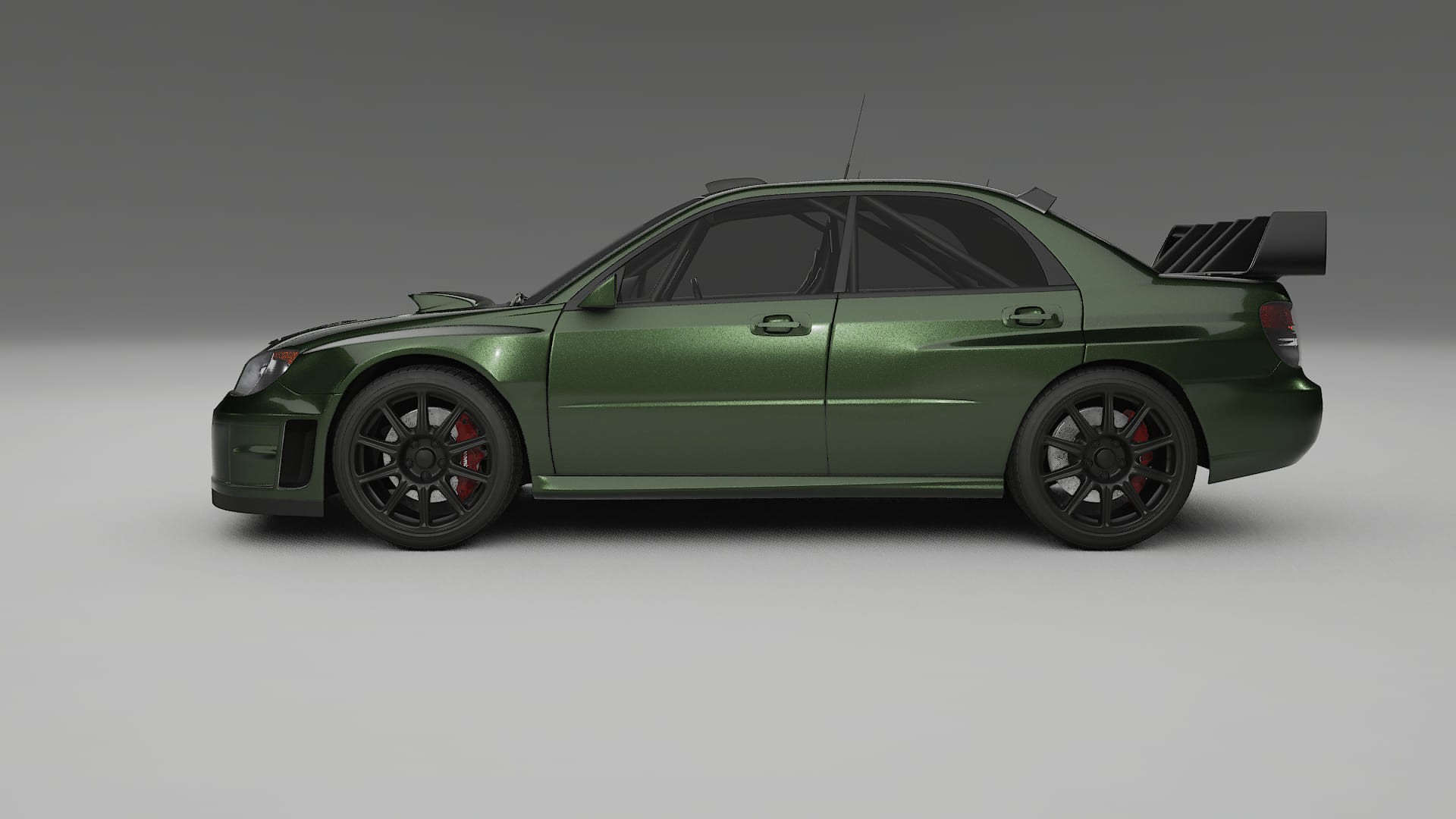 Subaru Impreza WRC GD TPU Lackschutzfolie | LAGOON Farbwechsel PPF – Komplett-Vorgeschnittener Kit