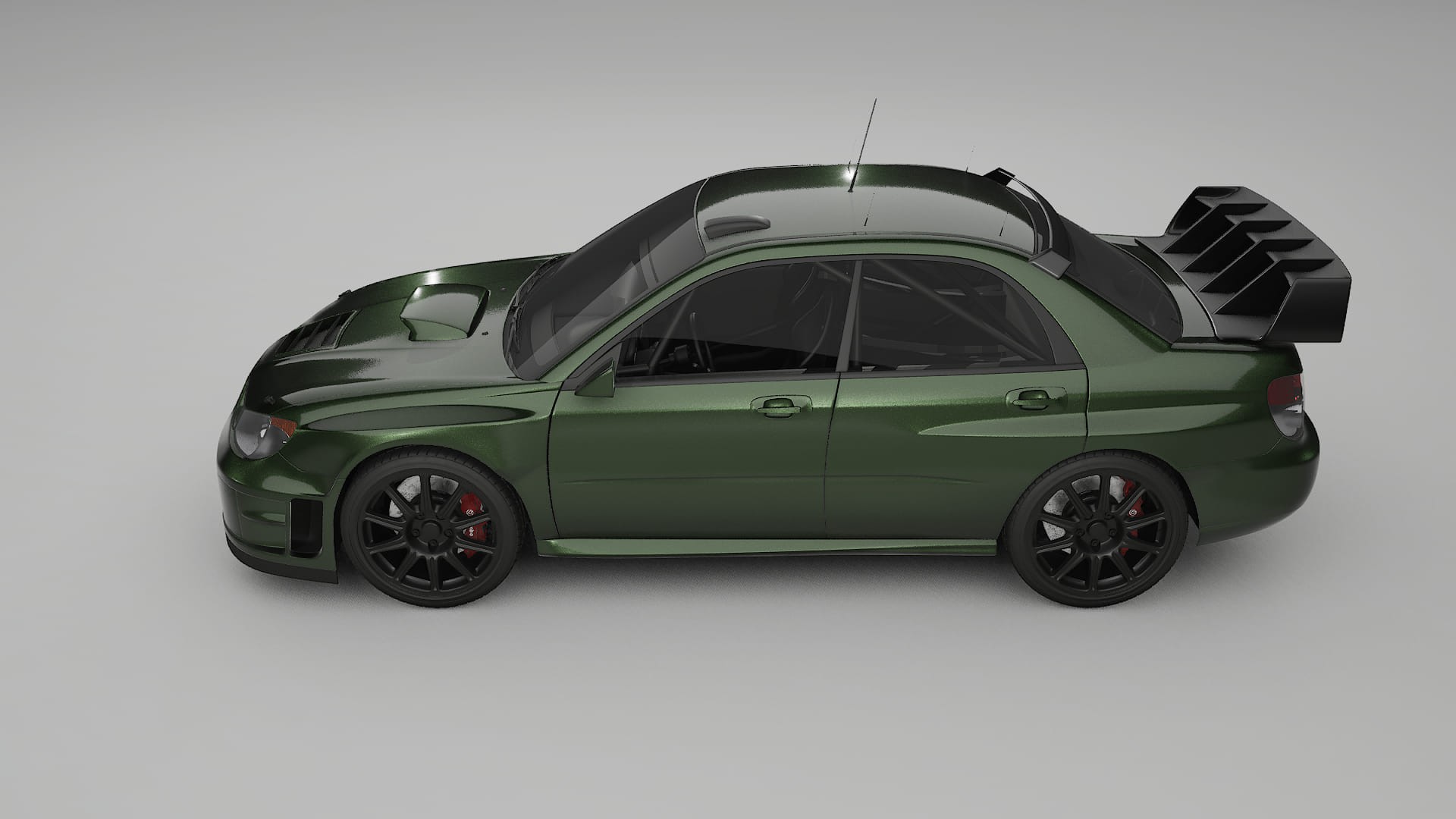 Subaru Impreza WRC GD TPU Lackschutzfolie | LAGOON Farbwechsel PPF – Komplett-Vorgeschnittener Kit