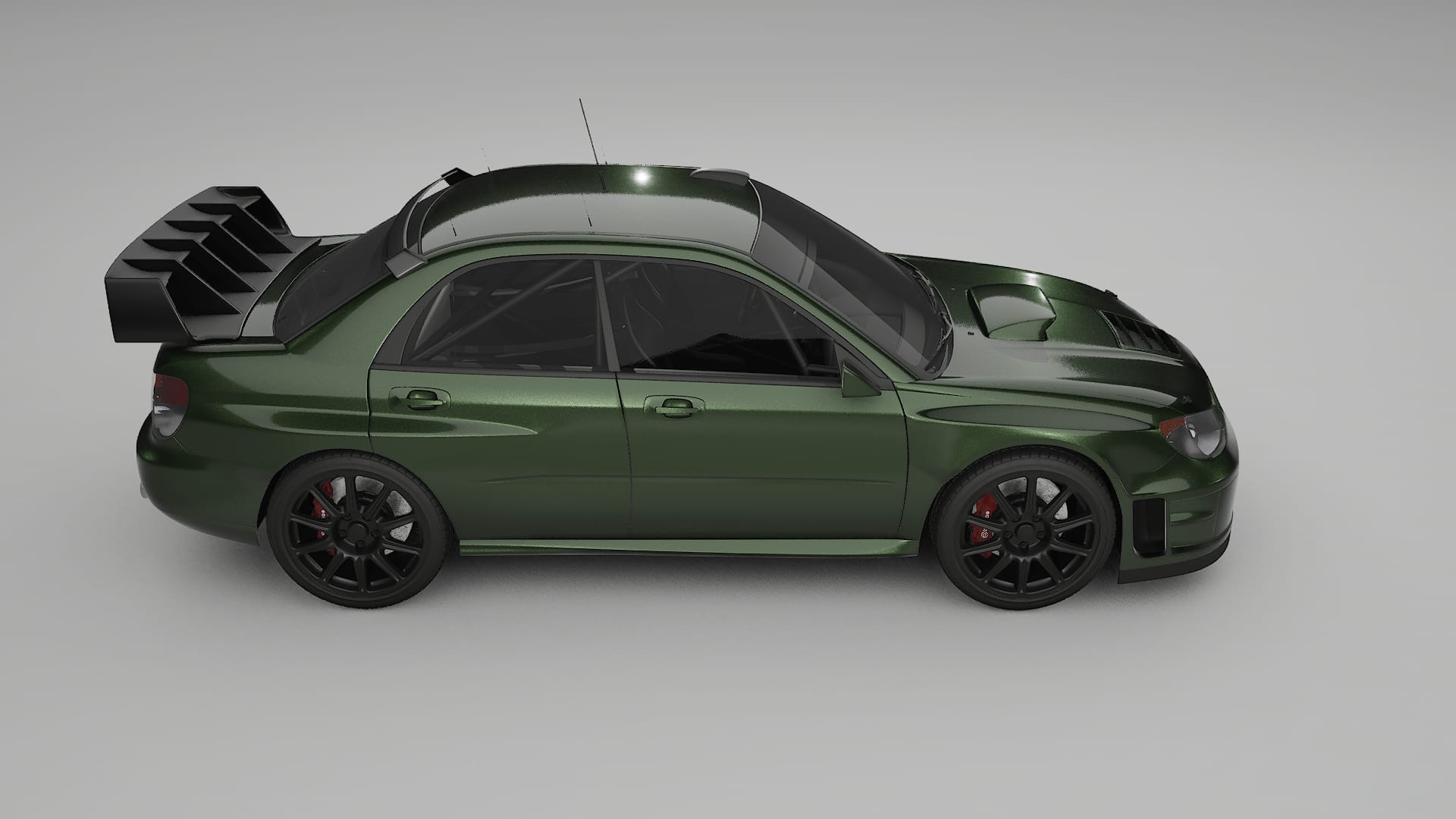 Subaru Impreza WRC GD TPU Lackschutzfolie | LAGOON Farbwechsel PPF – Komplett-Vorgeschnittener Kit