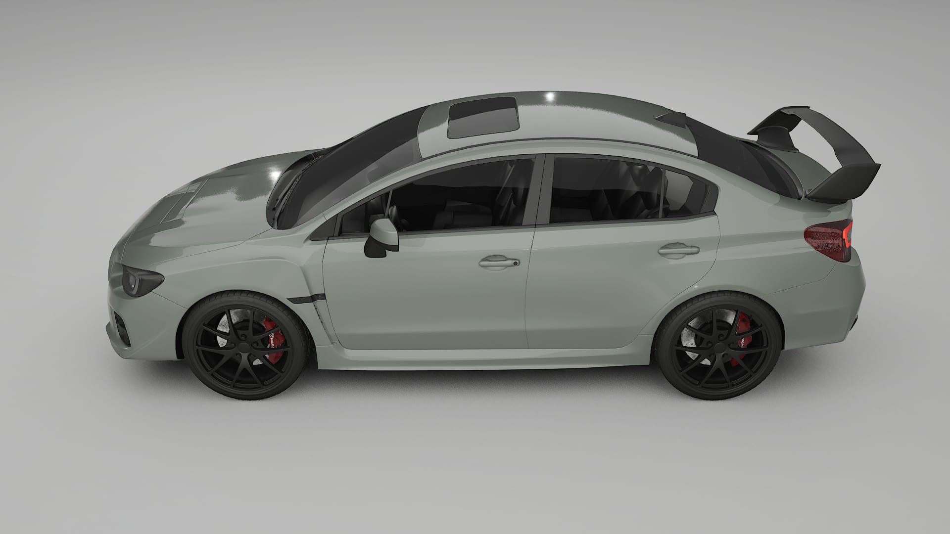 Subaru Impreza WRX Sti VA prefacelift pre LCI TPU Lackschutzfolie | SLATE Farbwechsel PPF – Komplett-Vorgeschnittener Kit
