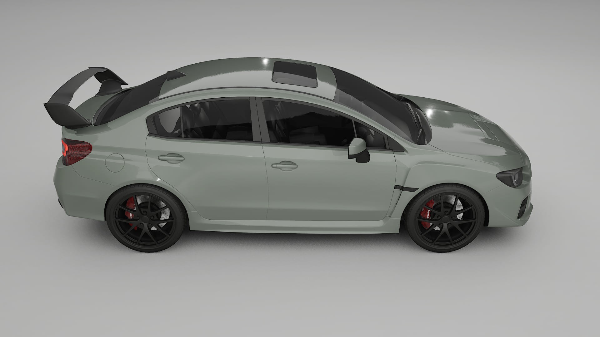 Subaru Impreza WRX Sti VA prefacelift pre LCI TPU Lackschutzfolie | SLATE Farbwechsel PPF – Komplett-Vorgeschnittener Kit