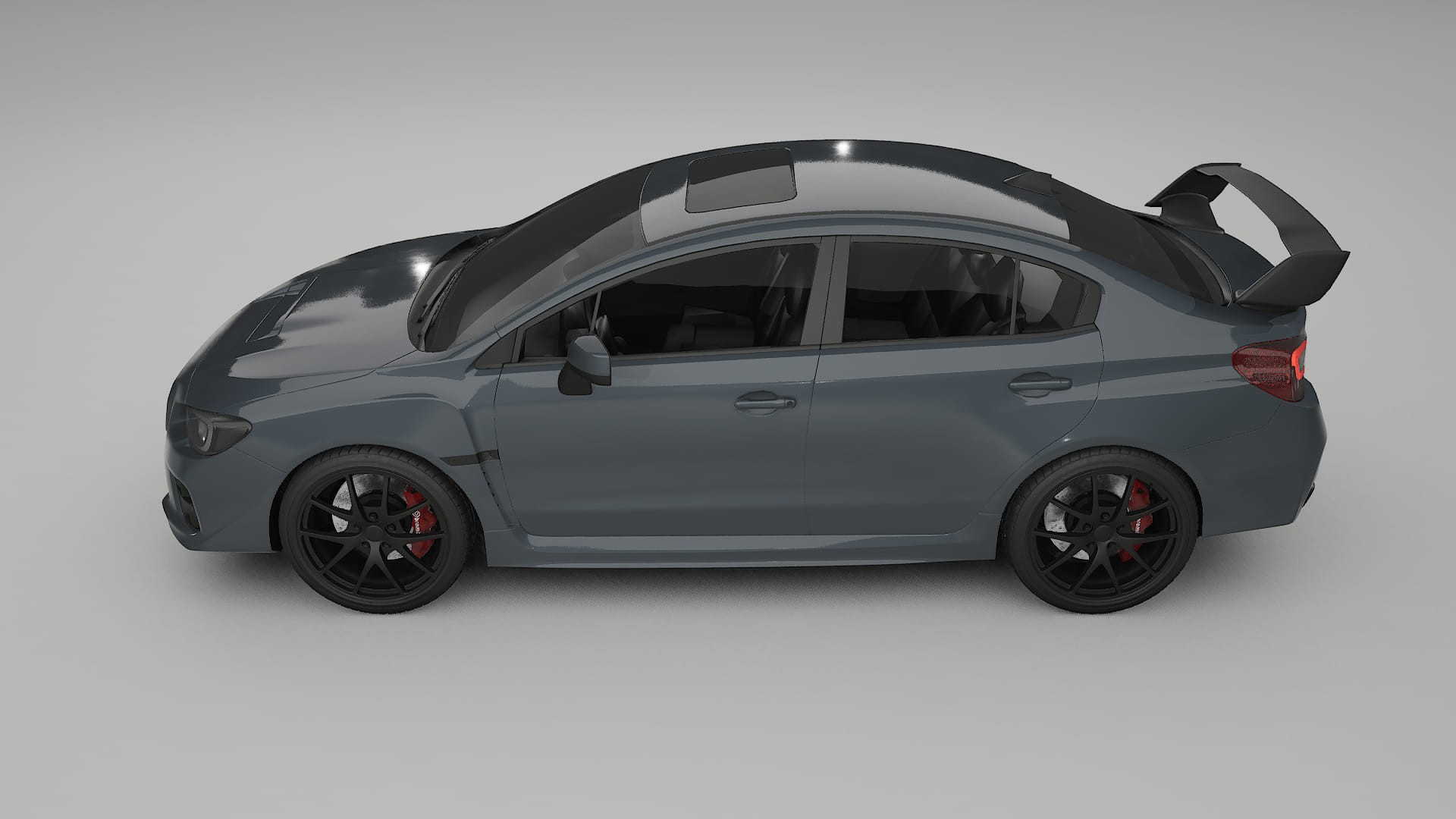 Subaru Impreza WRX Sti VA prefacelift pre LCI TPU Lackschutzfolie | GRANITE Farbwechsel PPF – Komplett-Vorgeschnittener Kit