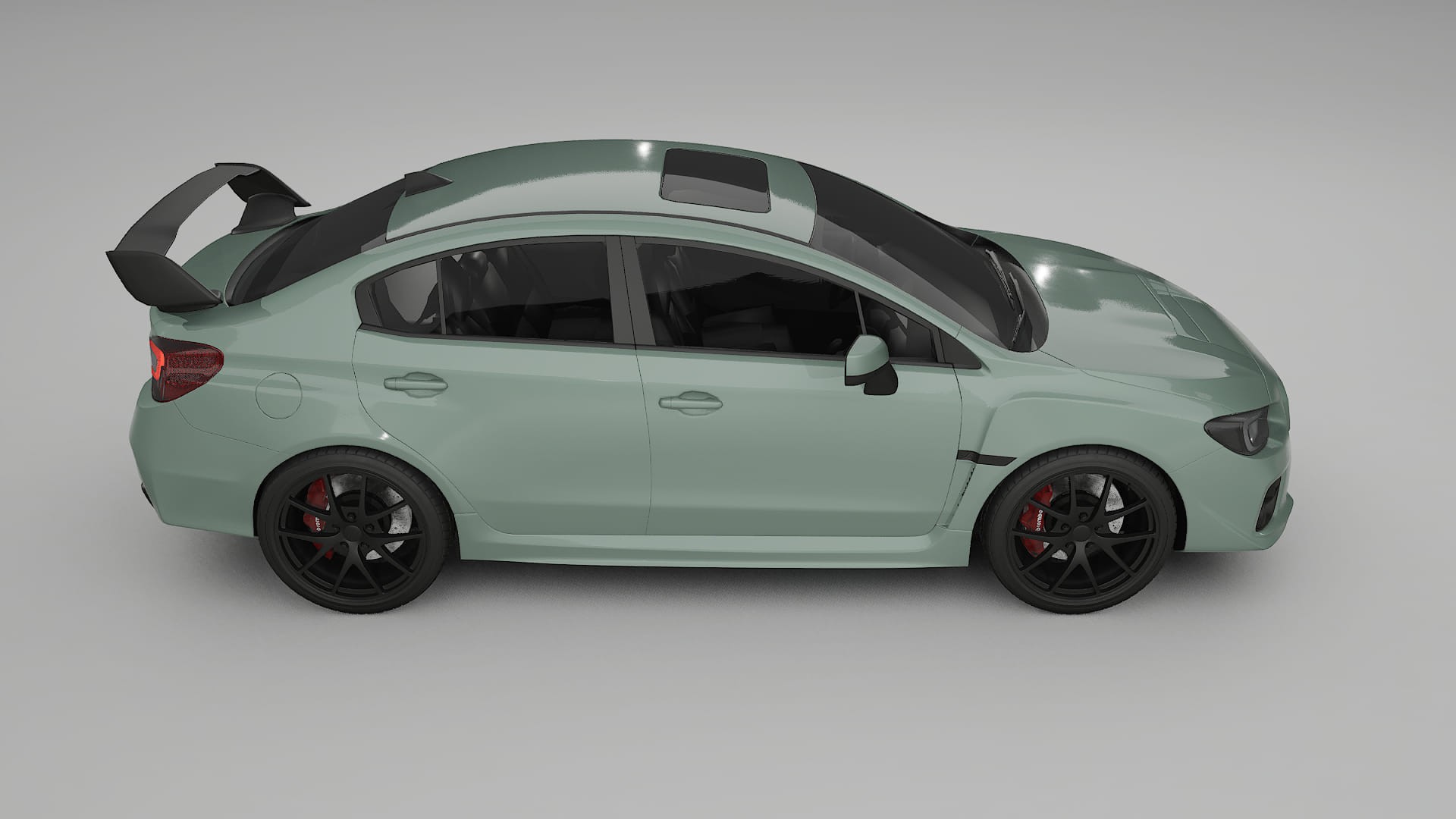 Subaru Impreza WRX Sti VA prefacelift pre LCI TPU Lackschutzfolie | CINDER Farbwechsel PPF – Komplett-Vorgeschnittener Kit