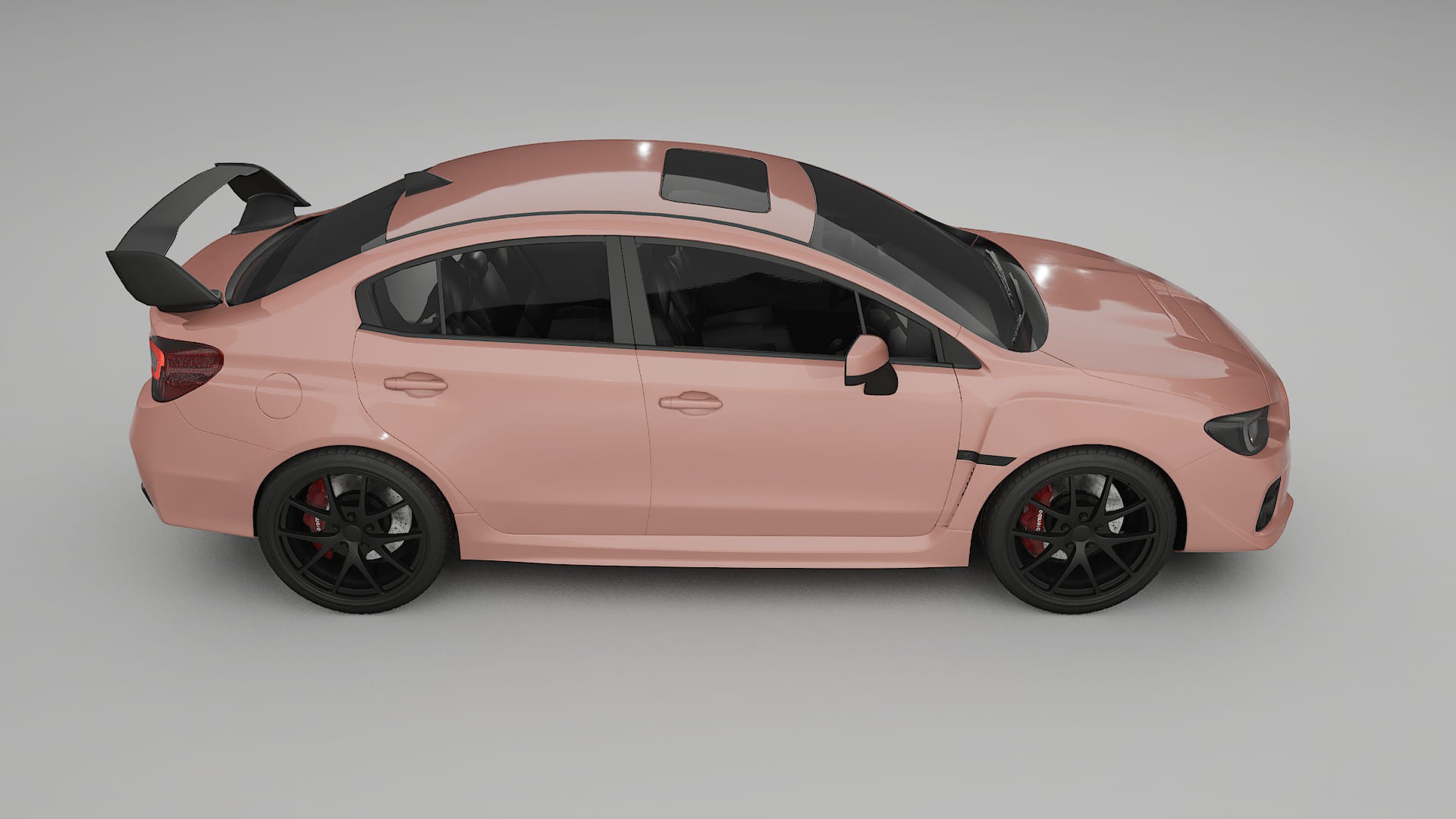 Subaru Impreza WRX Sti VA prefacelift pre LCI TPU Lackschutzfolie | BLUSH Farbwechsel PPF – Komplett-Vorgeschnittener Kit