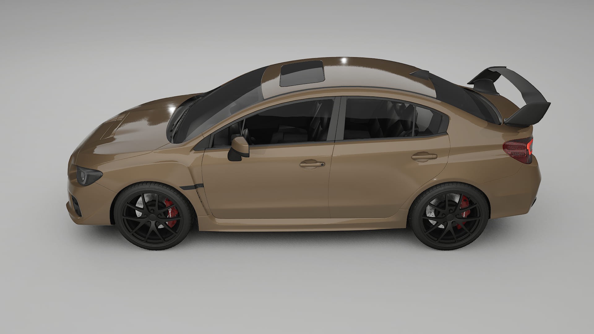 Subaru Impreza WRX Sti VA prefacelift pre LCI TPU Lackschutzfolie | SAHARA Farbwechsel PPF – Komplett-Vorgeschnittener Kit