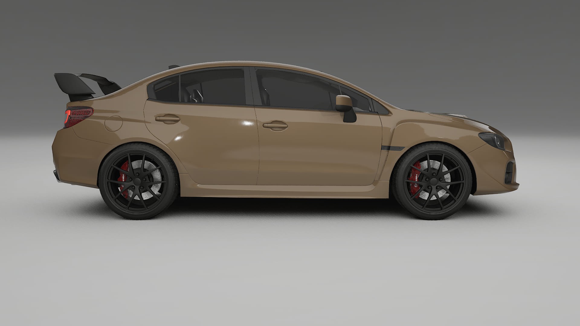 Subaru Impreza WRX Sti VA prefacelift pre LCI TPU Lackschutzfolie | SAHARA Farbwechsel PPF – Komplett-Vorgeschnittener Kit