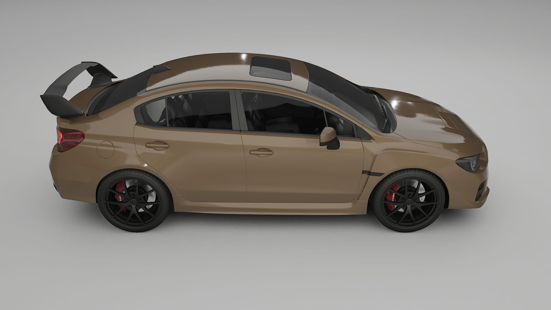 Subaru Impreza WRX Sti VA prefacelift pre LCI TPU Lackschutzfolie | SAHARA Farbwechsel PPF – Komplett-Vorgeschnittener Kit