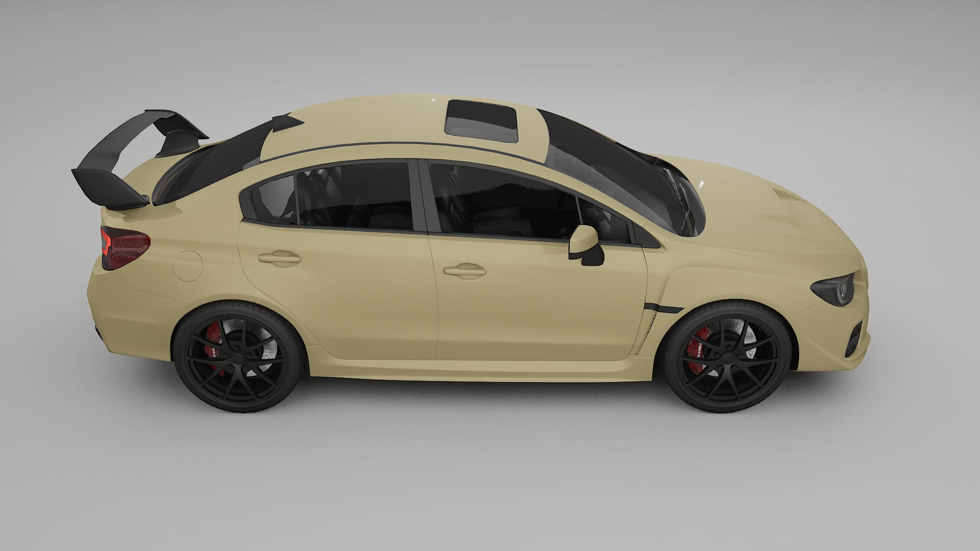 Subaru Impreza WRX Sti VA prefacelift pre LCI TPU Lackschutzfolie | SAND Farbwechsel PPF – Komplett-Vorgeschnittener Kit