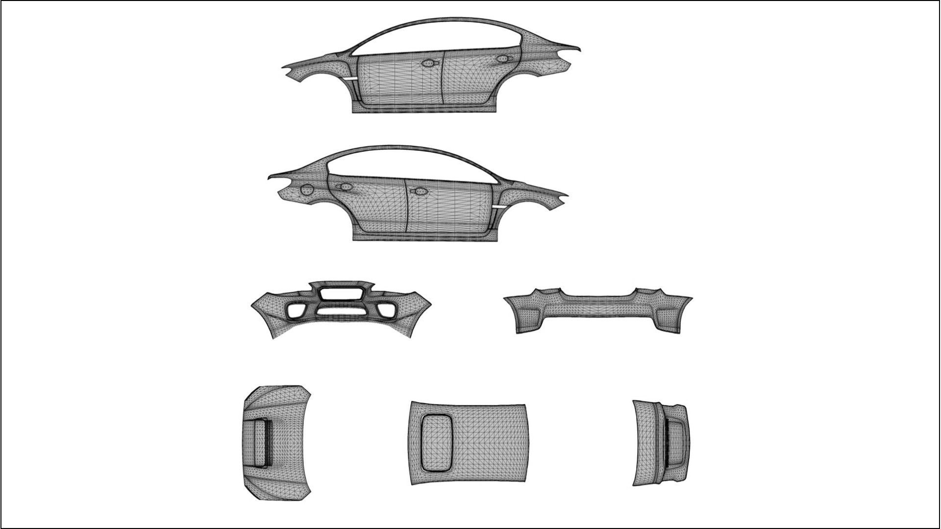 Subaru Impreza WRX Sti VA prefacelift pre LCI TPU Lackschutzfolie | DAISY Farbwechsel PPF – Komplett-Vorgeschnittener Kit 2