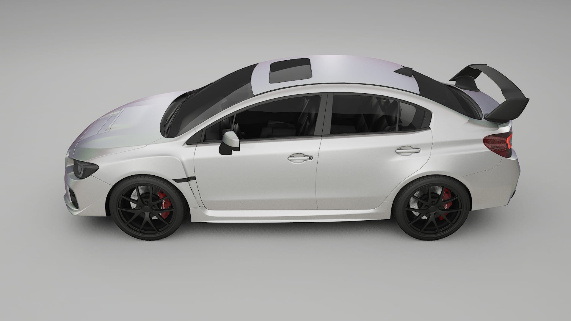 Subaru Impreza WRX Sti VA prefacelift pre LCI TPU Lackschutzfolie | NEBULA Farbwechsel PPF – Komplett-Vorgeschnittener Kit