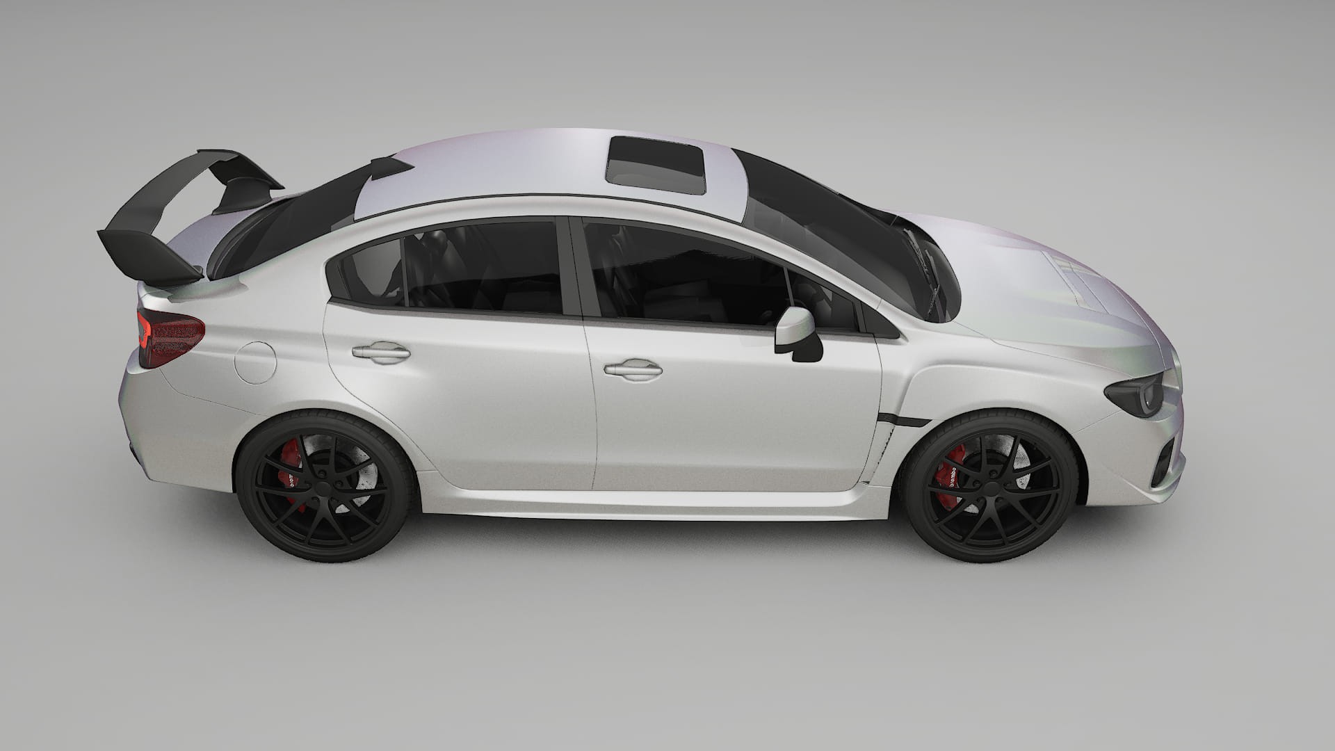 Subaru Impreza WRX Sti VA prefacelift pre LCI TPU Lackschutzfolie | NEBULA Farbwechsel PPF – Komplett-Vorgeschnittener Kit