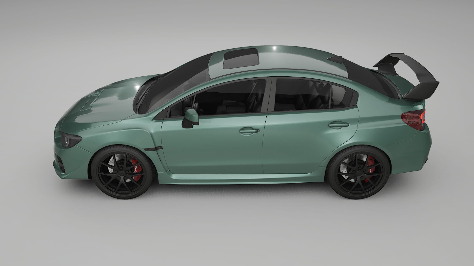 Subaru Impreza WRX Sti VA prefacelift pre LCI TPU Lackschutzfolie | EVERGREEN Farbwechsel PPF – Komplett-Vorgeschnittener Kit