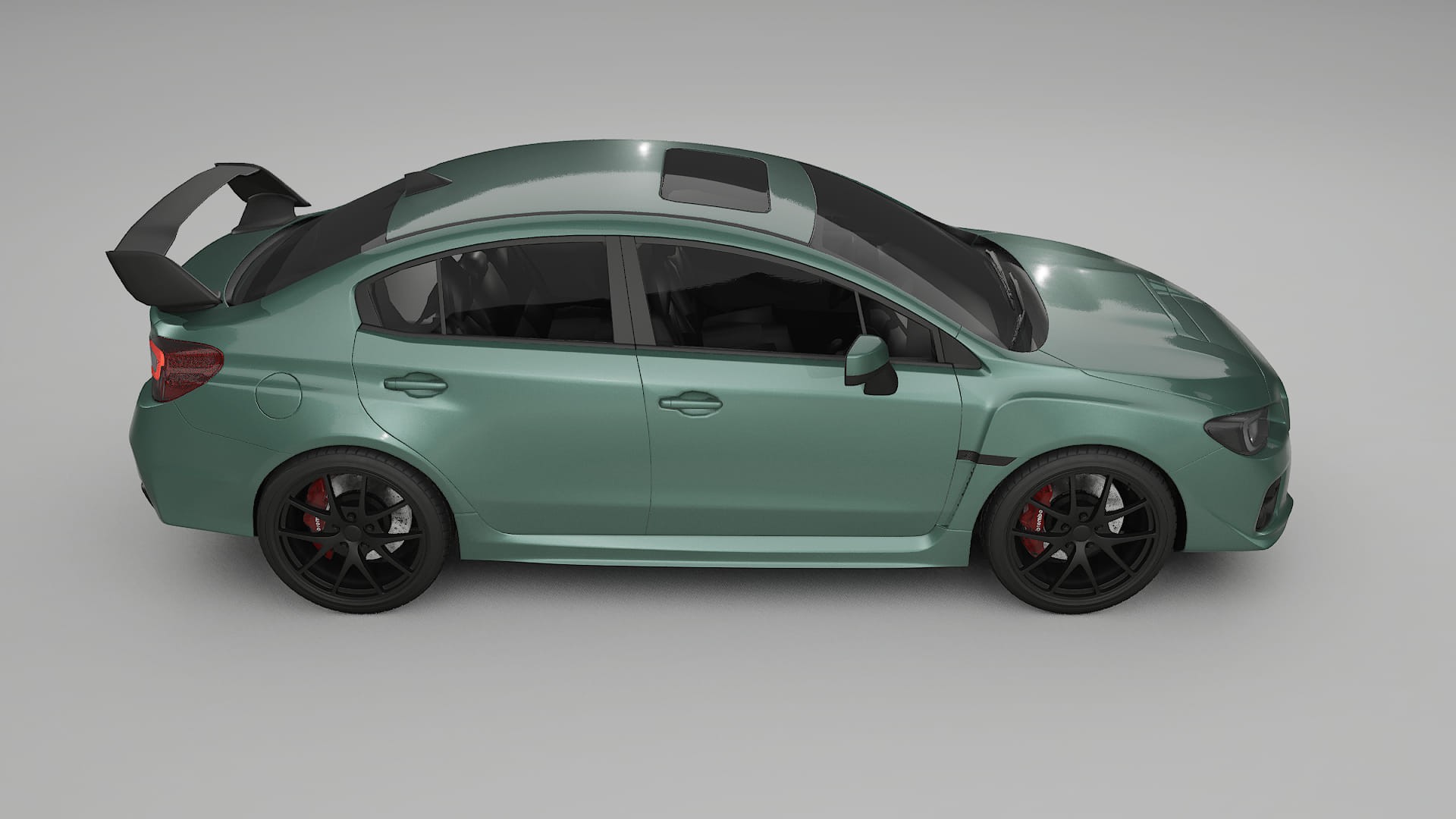 Subaru Impreza WRX Sti VA prefacelift pre LCI TPU Lackschutzfolie | EVERGREEN Farbwechsel PPF – Komplett-Vorgeschnittener Kit