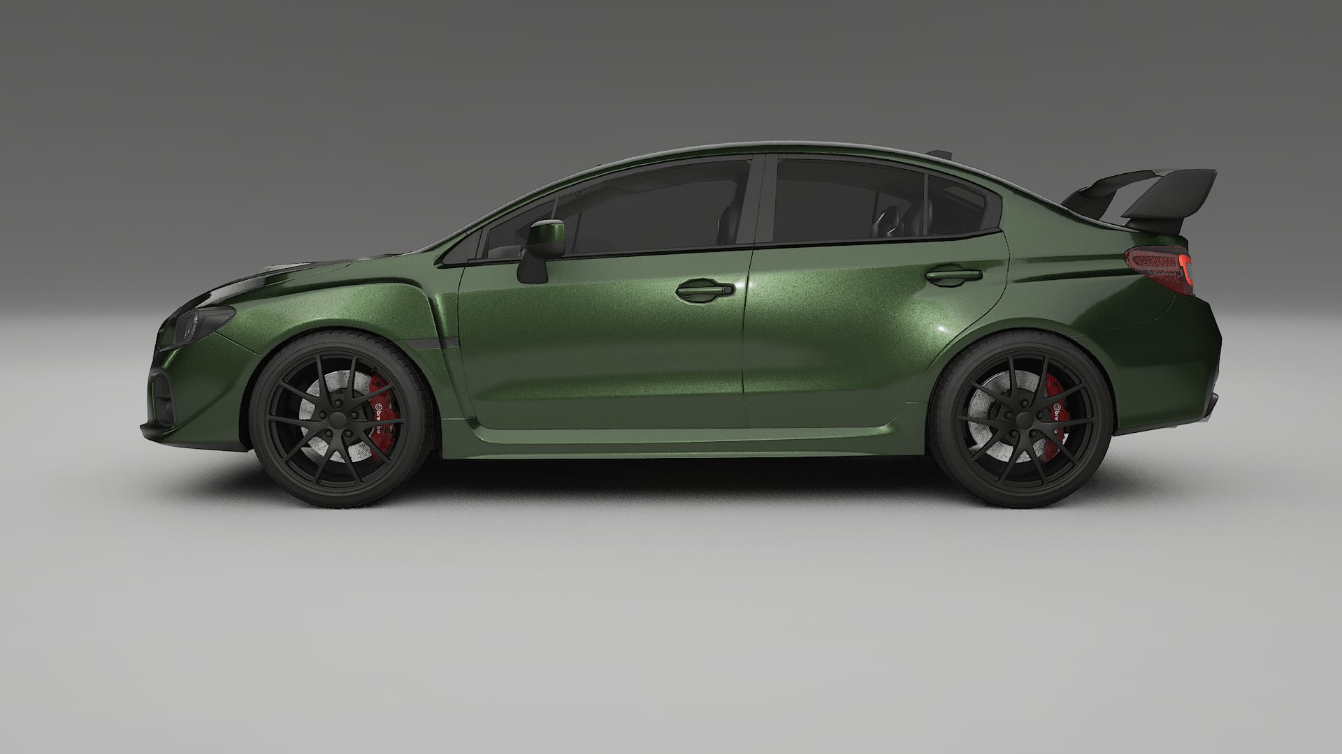 Subaru Impreza WRX Sti VA prefacelift pre LCI TPU Lackschutzfolie | LAGOON Farbwechsel PPF – Komplett-Vorgeschnittener Kit
