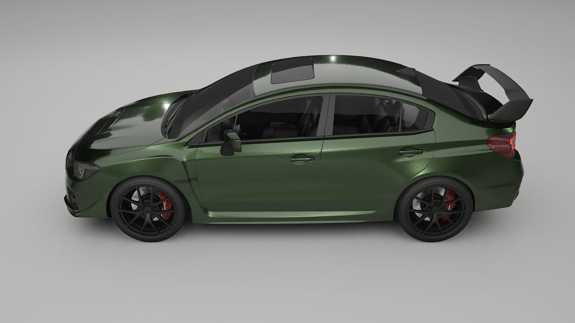 Subaru Impreza WRX Sti VA prefacelift pre LCI TPU Lackschutzfolie | LAGOON Farbwechsel PPF – Komplett-Vorgeschnittener Kit