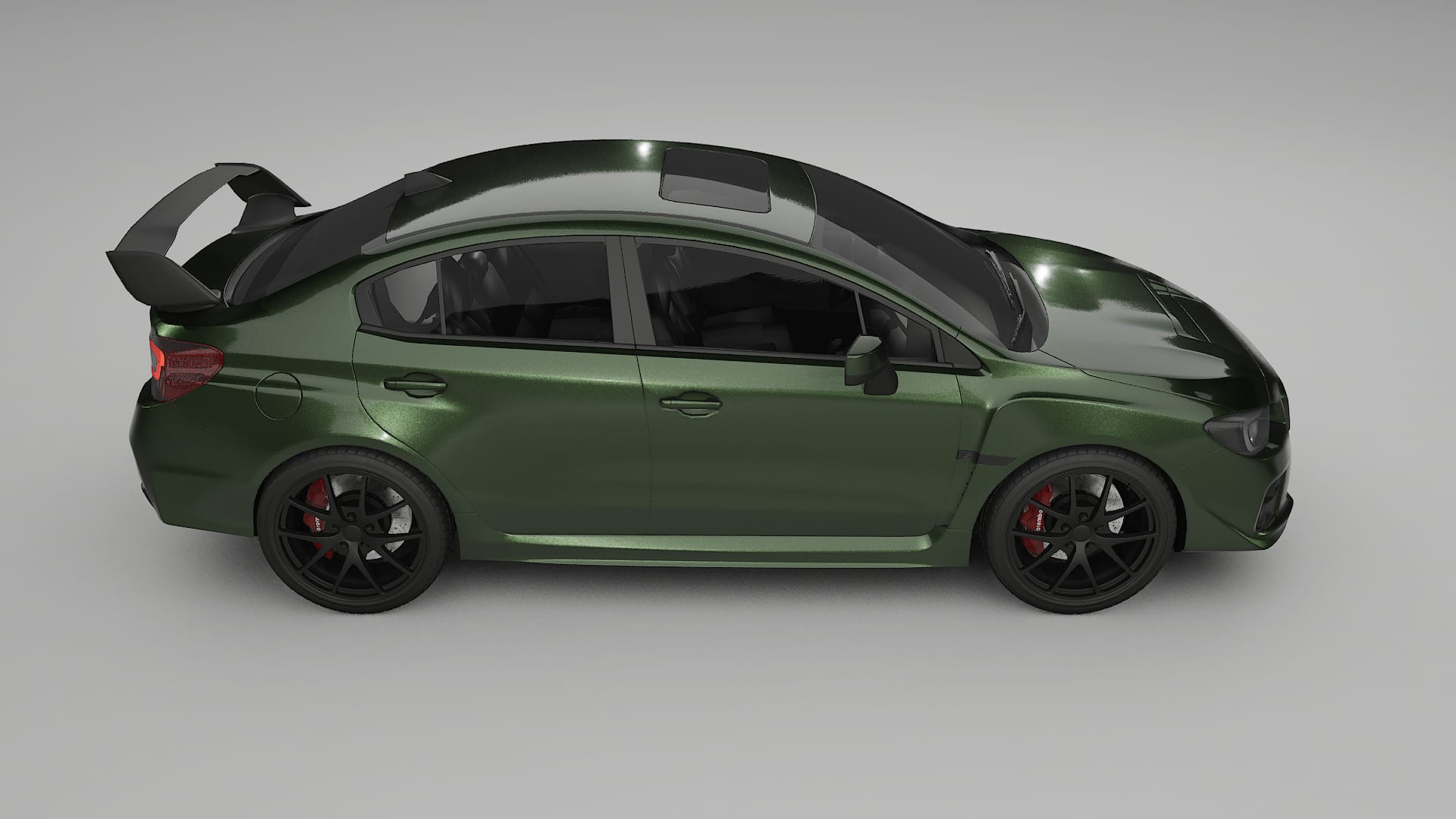 Subaru Impreza WRX Sti VA prefacelift pre LCI TPU Lackschutzfolie | LAGOON Farbwechsel PPF – Komplett-Vorgeschnittener Kit