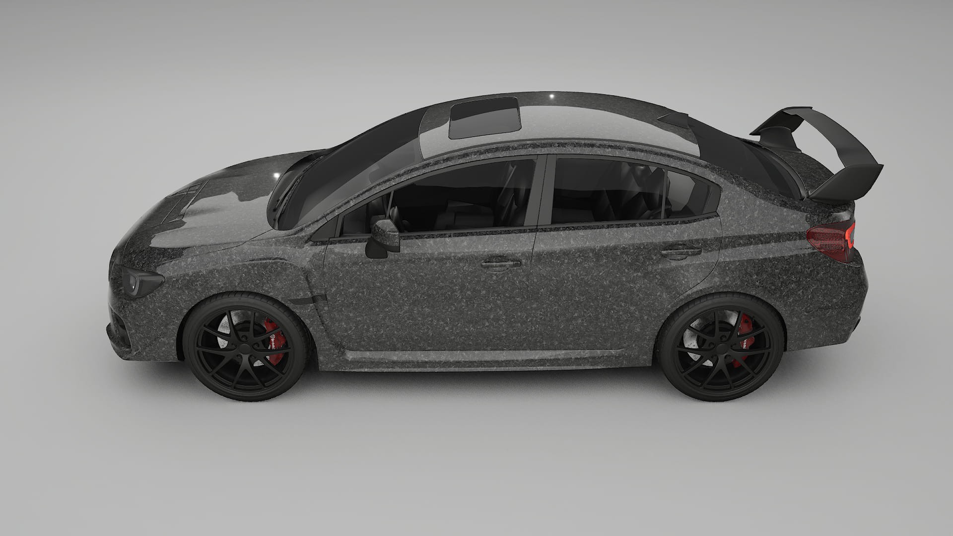 Subaru Impreza WRX Sti VA prefacelift pre LCI TPU Lackschutzfolie | FORGED S Farbwechsel PPF – Komplett-Vorgeschnittener Kit