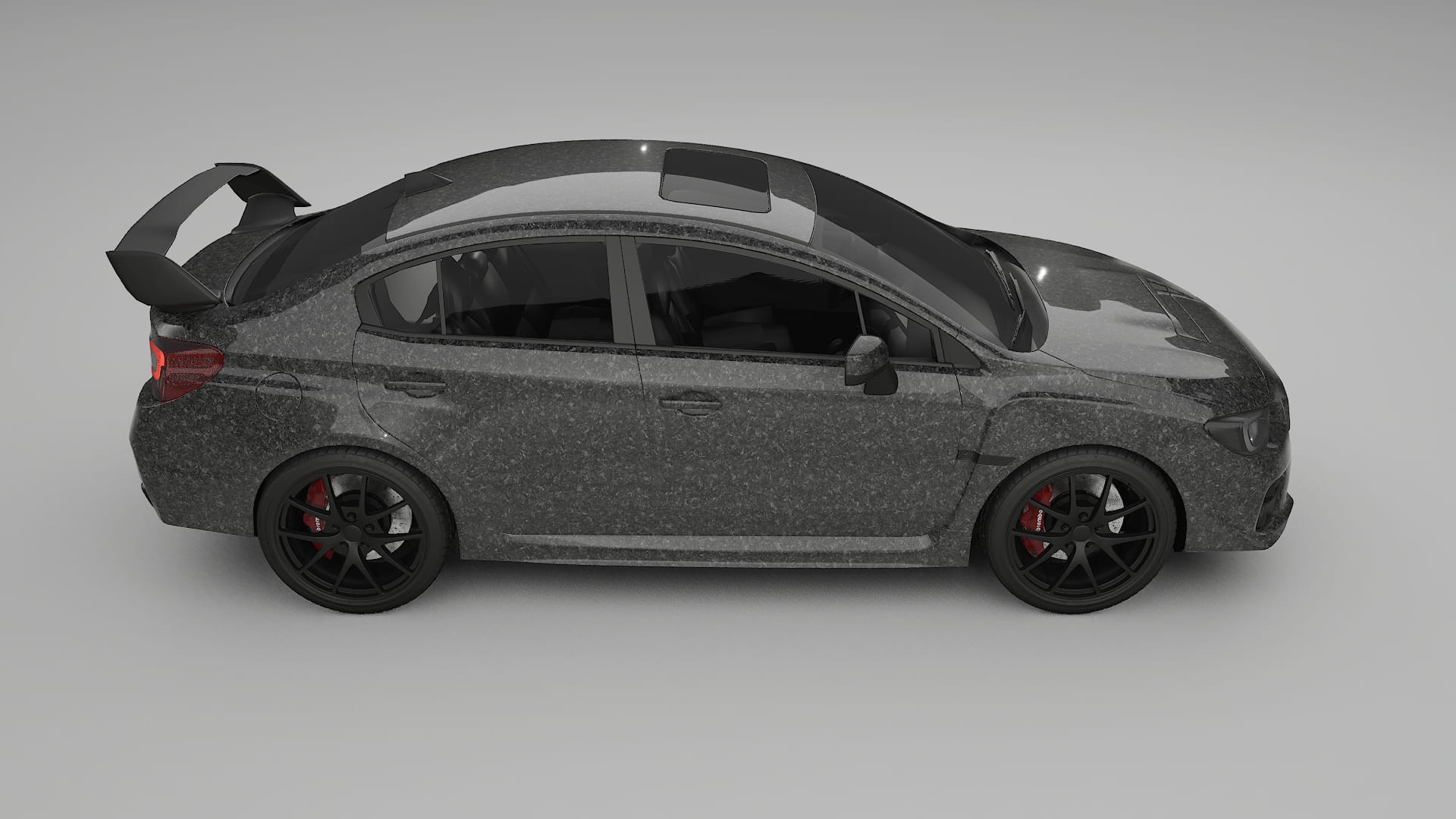 Subaru Impreza WRX Sti VA prefacelift pre LCI TPU Lackschutzfolie | FORGED S Farbwechsel PPF – Komplett-Vorgeschnittener Kit