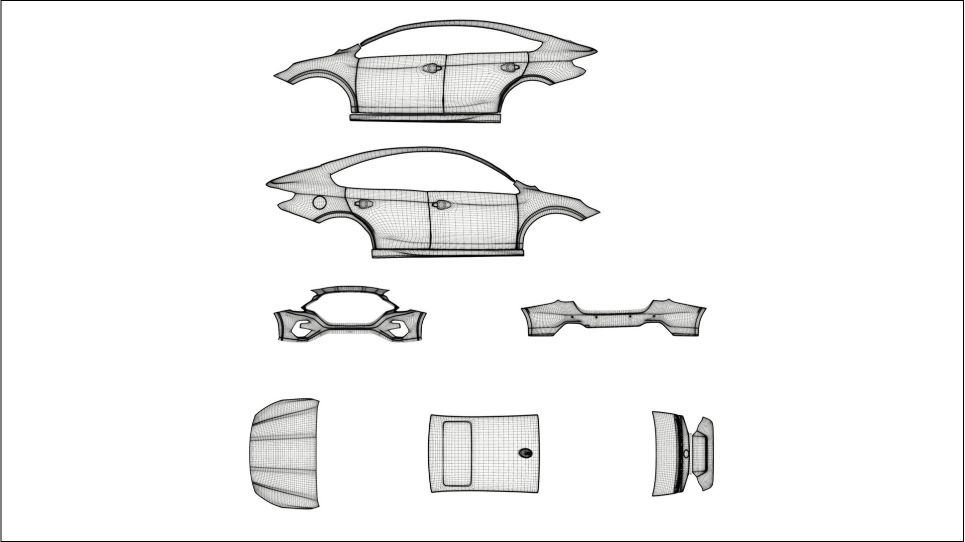 Subaru Legacy BW TPU Lackschutzfolie | FROST Farbwechsel PPF – Komplett-Vorgeschnittener Kit