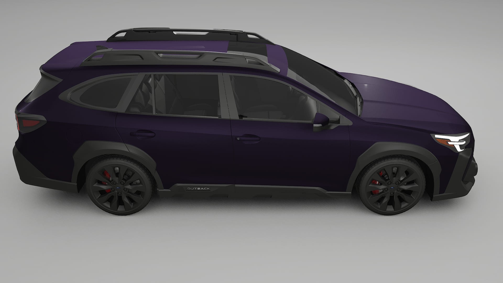 Subaru Outback VI BS facelift LCI TPU Lackschutzfolie | VIOLET Farbwechsel PPF – Komplett-Vorgeschnittener Kit