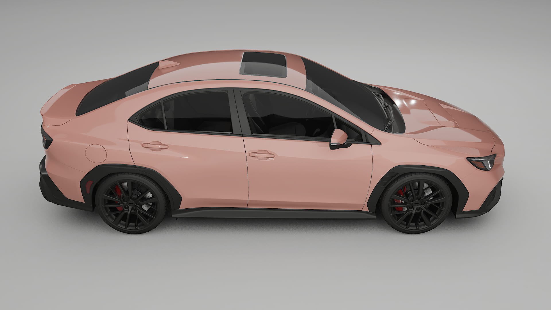 Subaru WRX VB TPU Lackschutzfolie | BLUSH Farbwechsel PPF – Komplett-Vorgeschnittener Kit