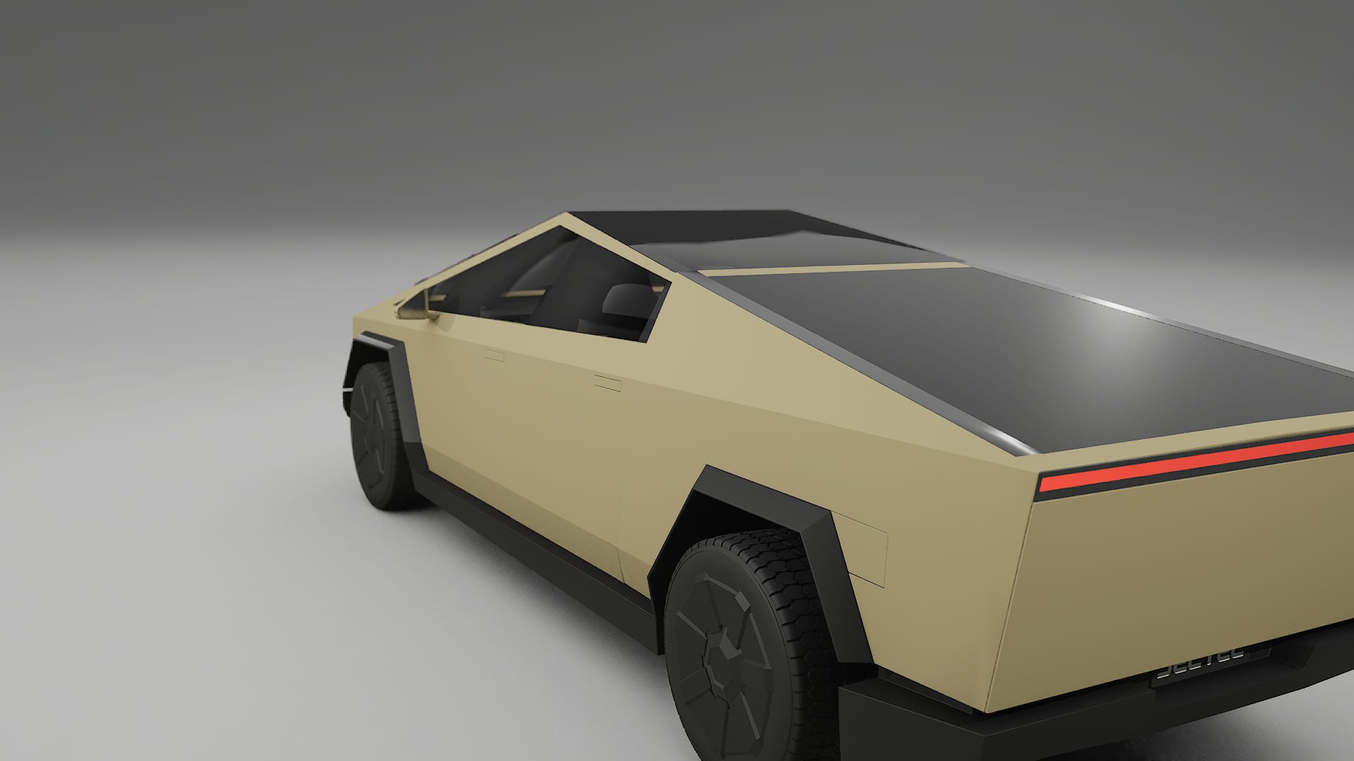 Tesla Cybertruck TPU Lackschutzfolie | SAND Farbwechsel PPF – Komplett-Vorgeschnittener Kit