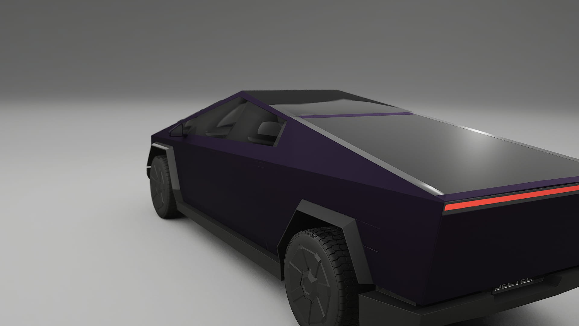 Tesla Cybertruck TPU Lackschutzfolie | VIOLET Farbwechsel PPF – Komplett-Vorgeschnittener Kit