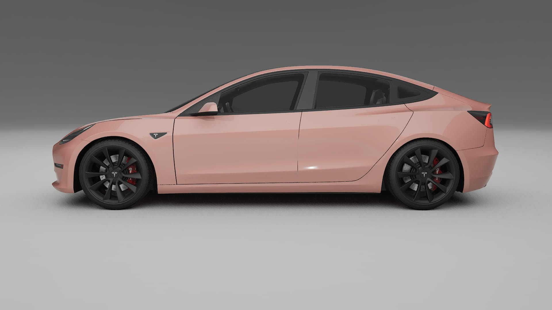 Tesla Model3 TPU Lackschutzfolie | BLUSH Farbwechsel PPF – Komplett-Vorgeschnittener Kit