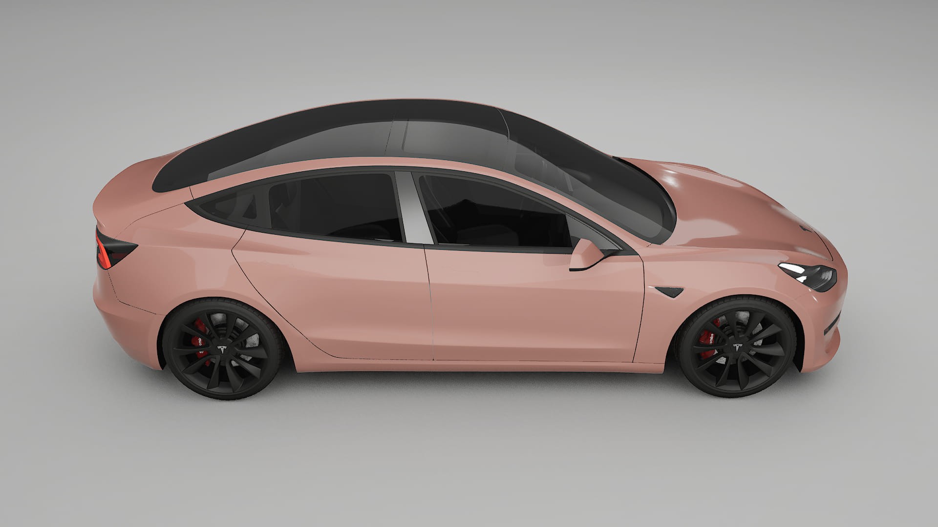 Tesla Model3 TPU Lackschutzfolie | BLUSH Farbwechsel PPF – Komplett-Vorgeschnittener Kit
