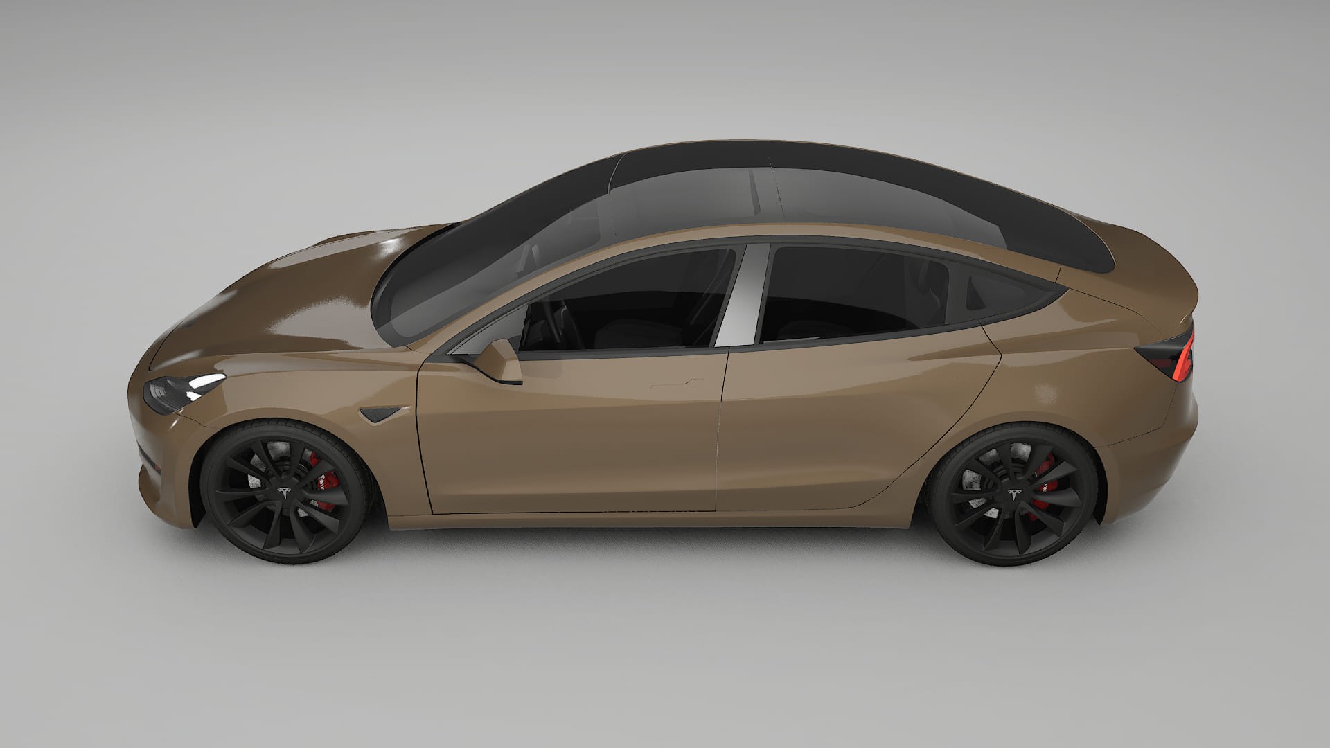 Tesla Model3 TPU Lackschutzfolie | SAHARA Farbwechsel PPF – Komplett-Vorgeschnittener Kit