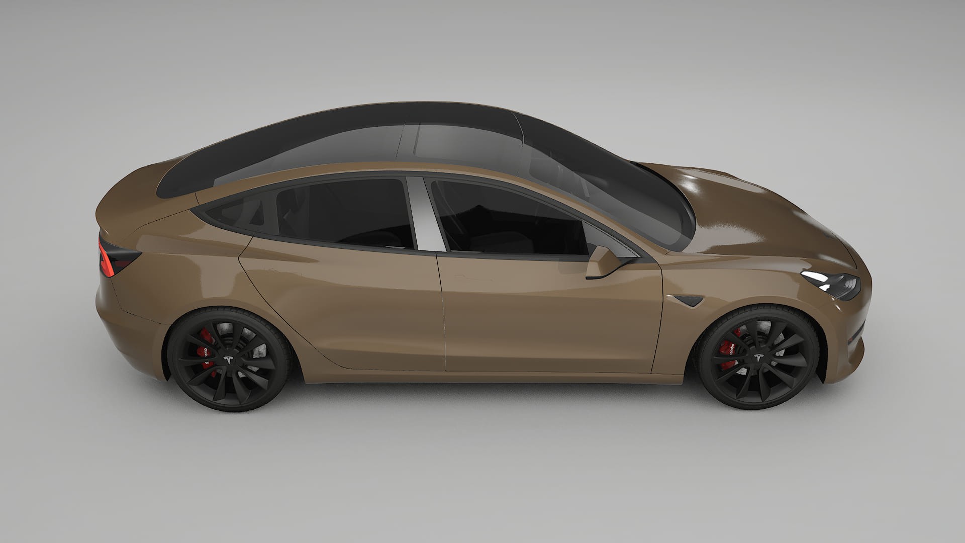 Tesla Model3 TPU Lackschutzfolie | SAHARA Farbwechsel PPF – Komplett-Vorgeschnittener Kit