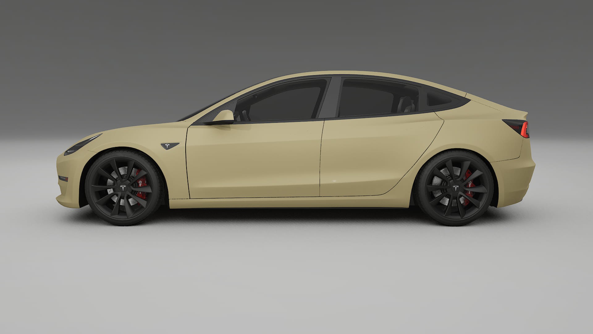 Tesla Model3 TPU Lackschutzfolie | SAND Farbwechsel PPF – Komplett-Vorgeschnittener Kit