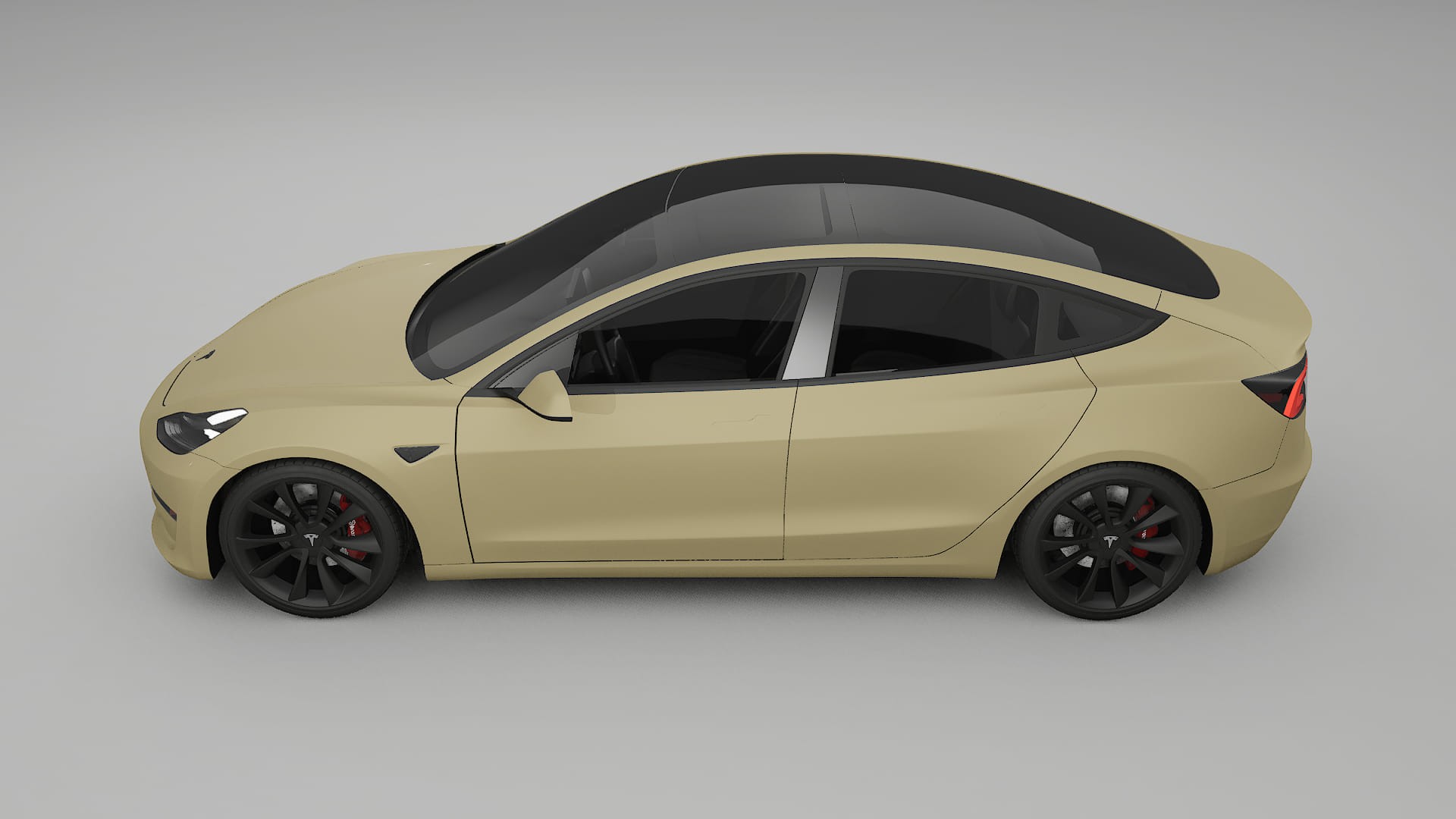 Tesla Model3 TPU Lackschutzfolie | SAND Farbwechsel PPF – Komplett-Vorgeschnittener Kit