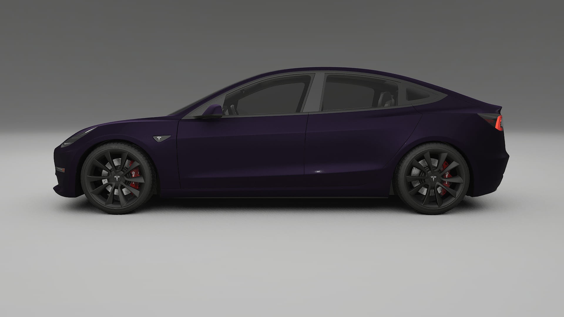 Tesla Model3 TPU Lackschutzfolie | VIOLET Farbwechsel PPF – Komplett-Vorgeschnittener Kit