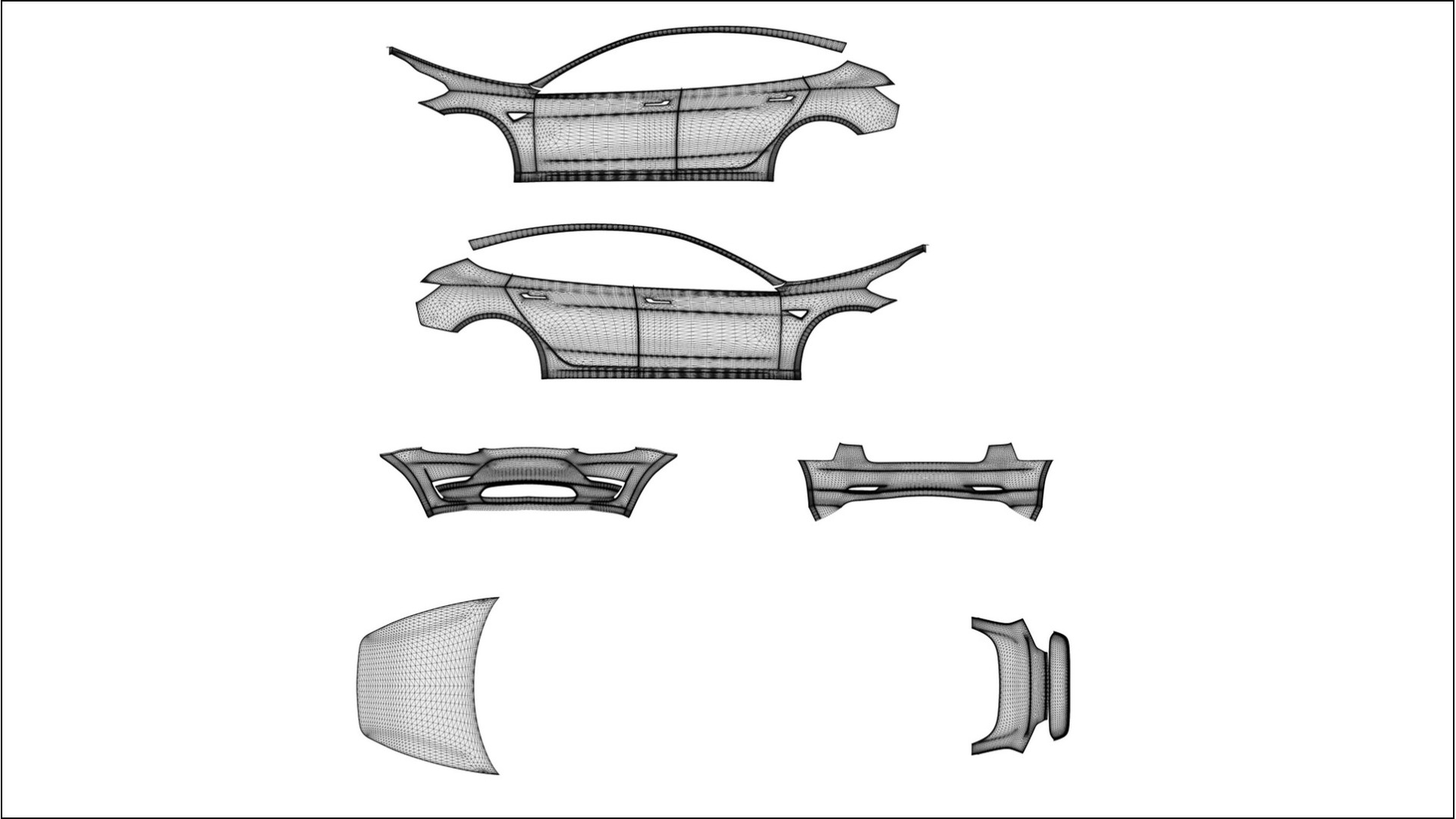 Tesla Model3 TPU Lackschutzfolie | OPAL Farbwechsel PPF – Komplett-Vorgeschnittener Kit