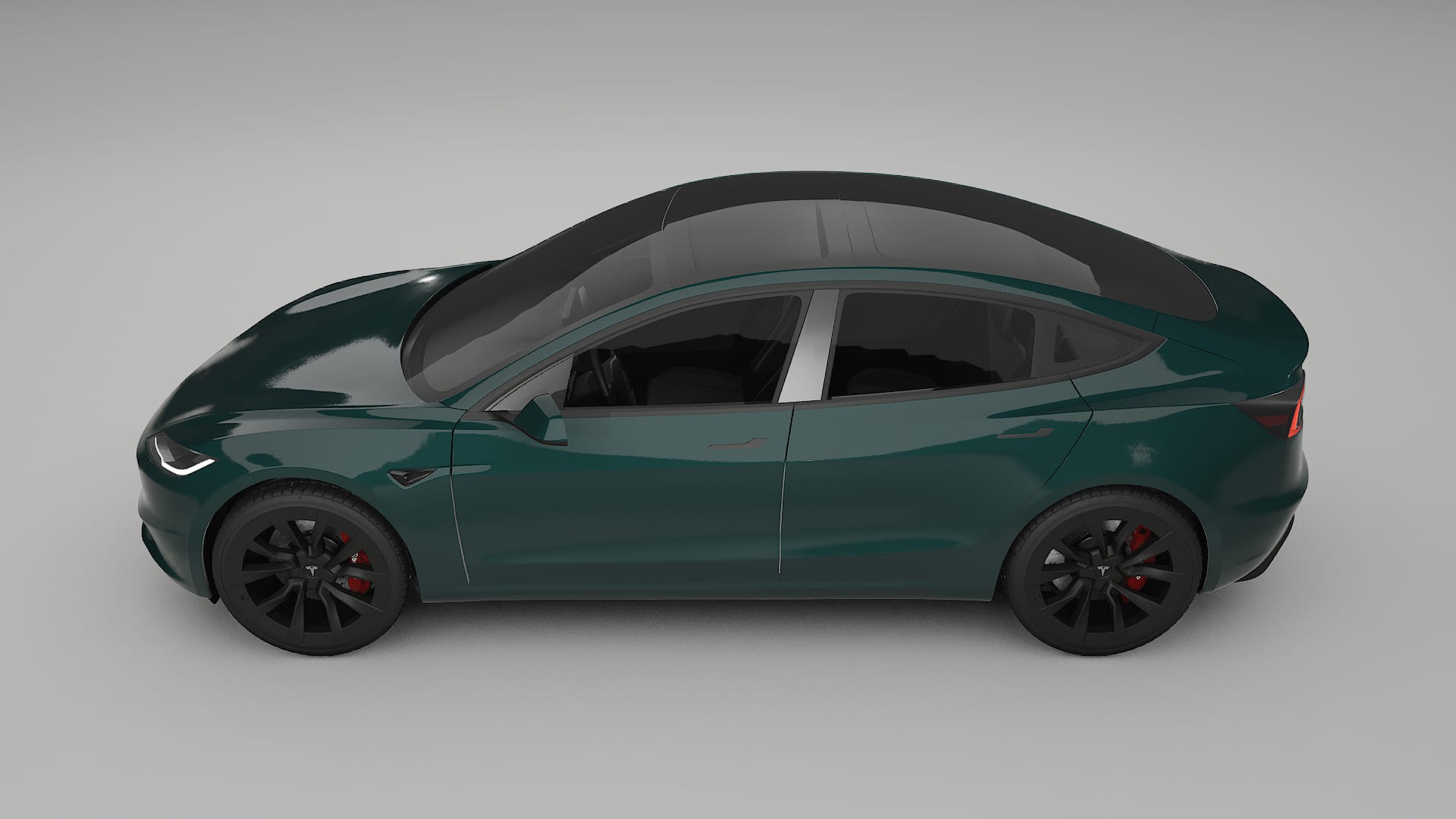 Tesla Model3 Highland TPU Lackschutzfolie | INFERNO Farbwechsel PPF – Komplett-Vorgeschnittener Kit