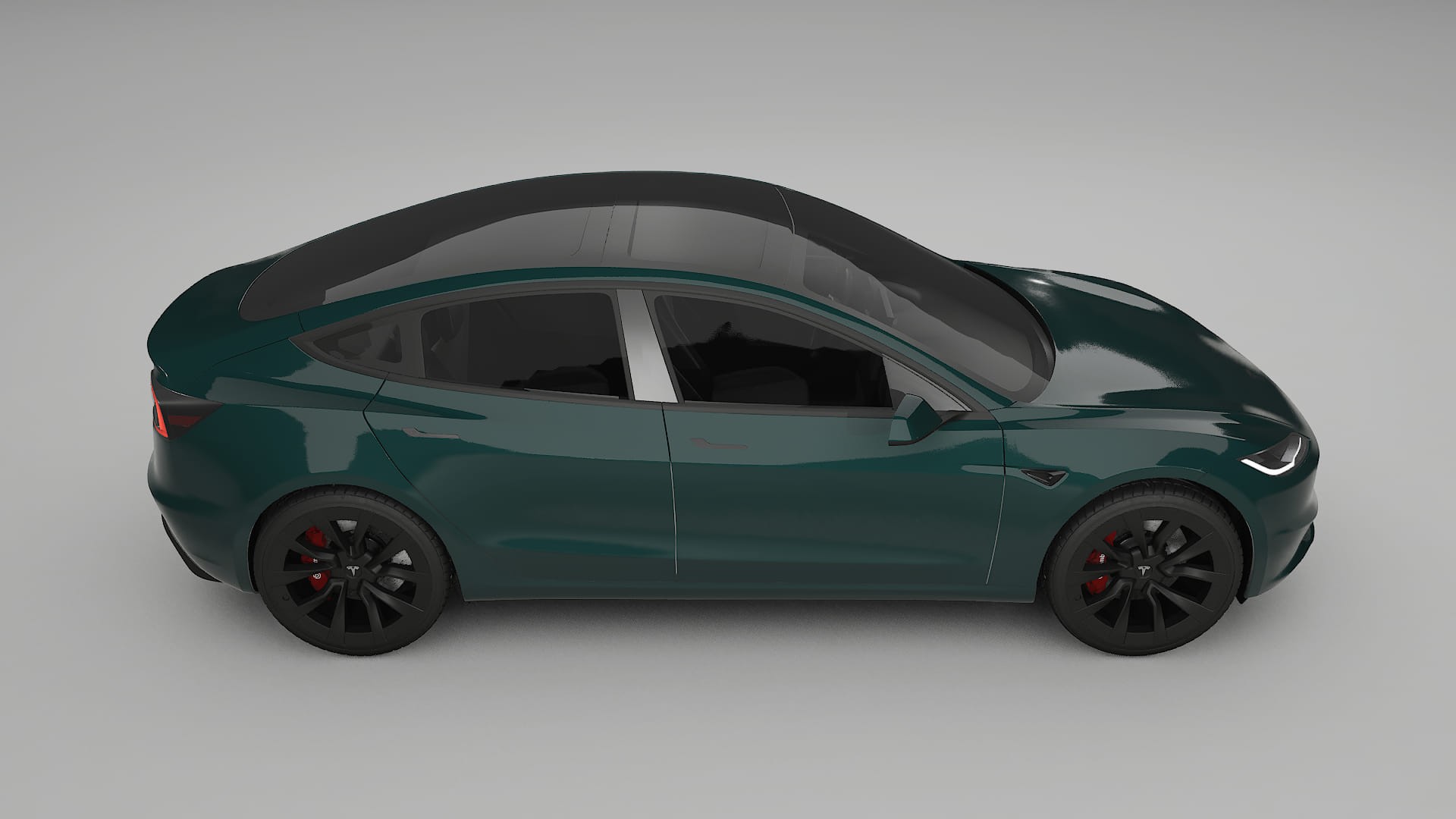 Tesla Model3 Highland TPU Lackschutzfolie | INFERNO Farbwechsel PPF – Komplett-Vorgeschnittener Kit