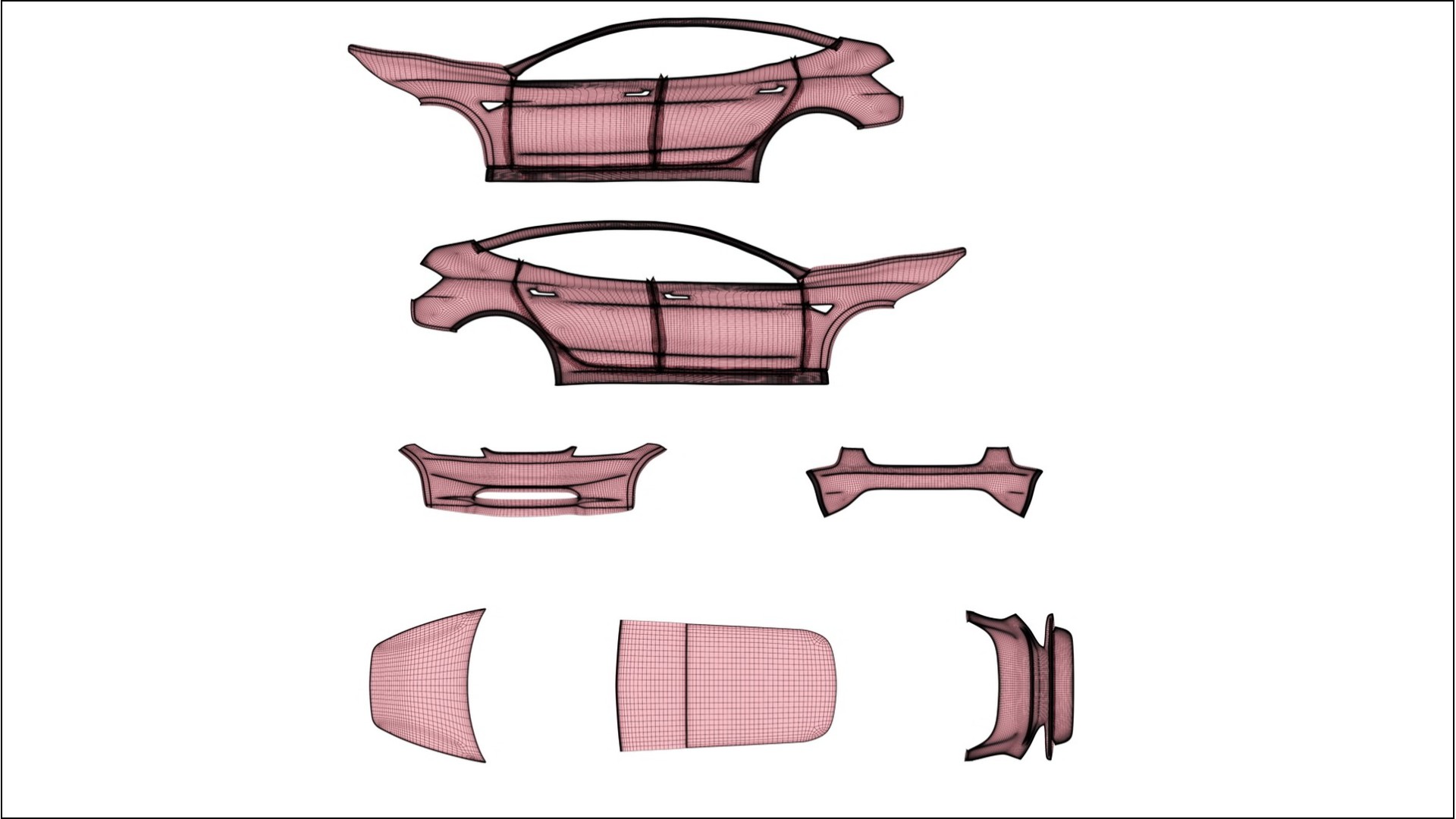 Tesla Model3 Highland TPU Lackschutzfolie | BLUSH Farbwechsel PPF – Komplett-Vorgeschnittener Kit