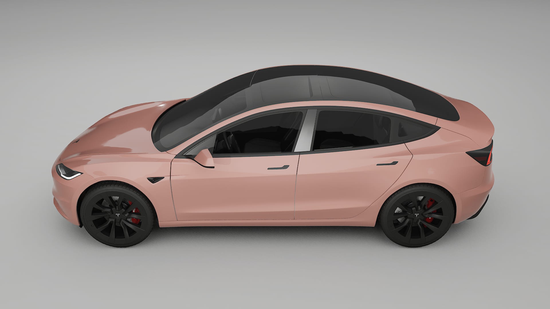 Tesla Model3 Highland TPU Lackschutzfolie | BLUSH Farbwechsel PPF – Komplett-Vorgeschnittener Kit