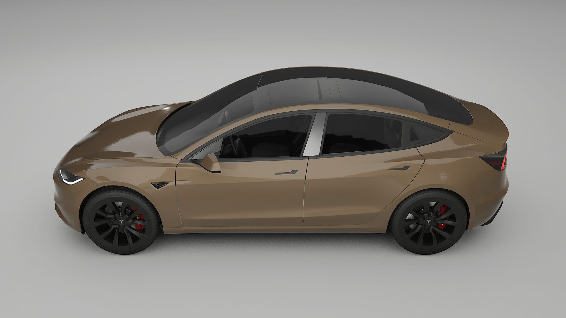 Tesla Model3 Highland TPU Lackschutzfolie | SAHARA Farbwechsel PPF – Komplett-Vorgeschnittener Kit