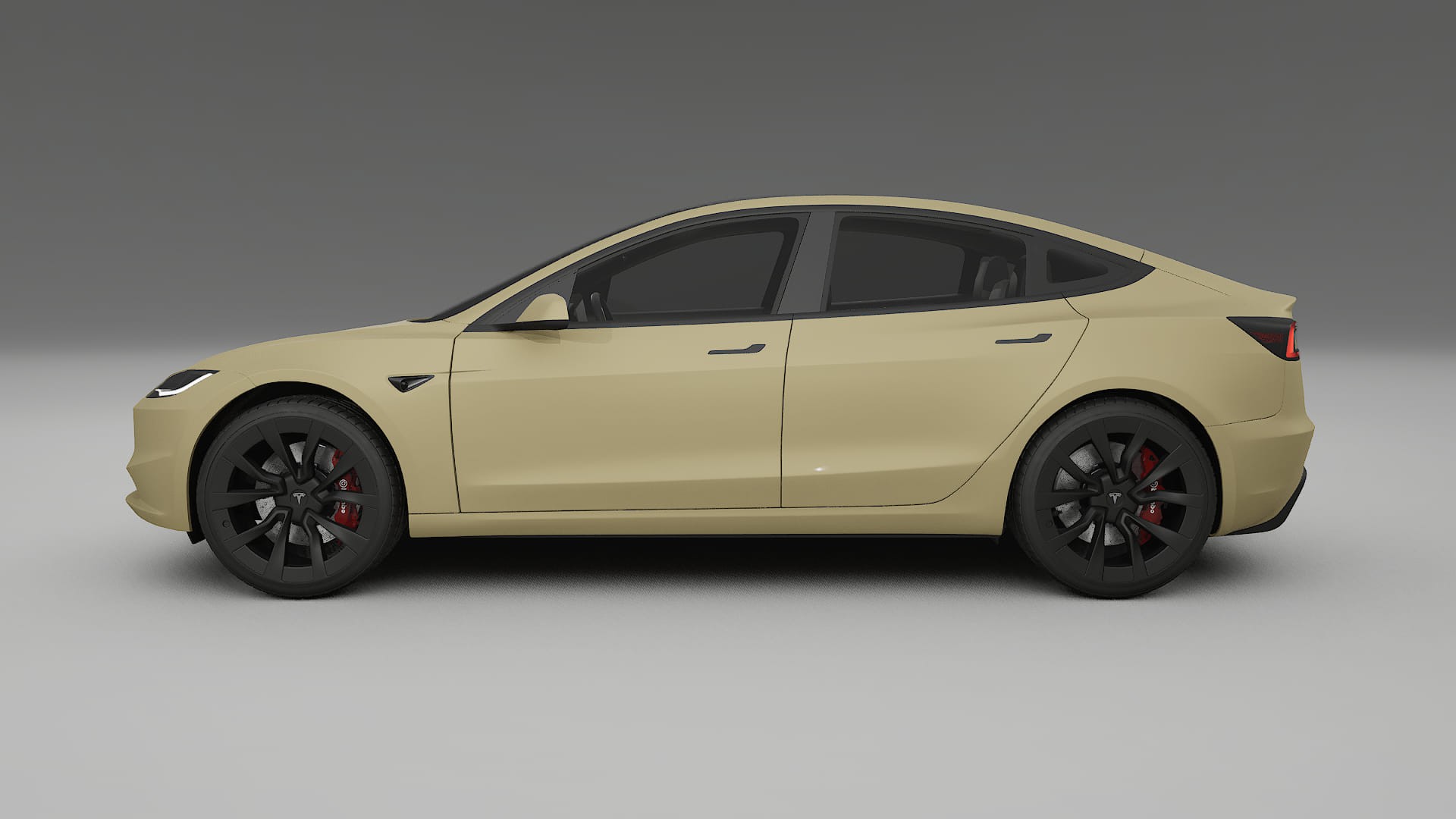 Tesla Model3 Highland TPU Lackschutzfolie | SAND Farbwechsel PPF – Komplett-Vorgeschnittener Kit