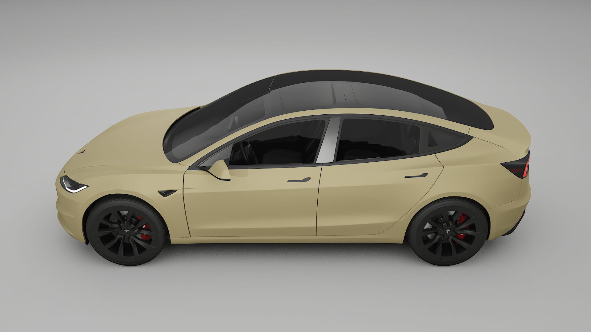 Tesla Model3 Highland TPU Lackschutzfolie | SAND Farbwechsel PPF – Komplett-Vorgeschnittener Kit
