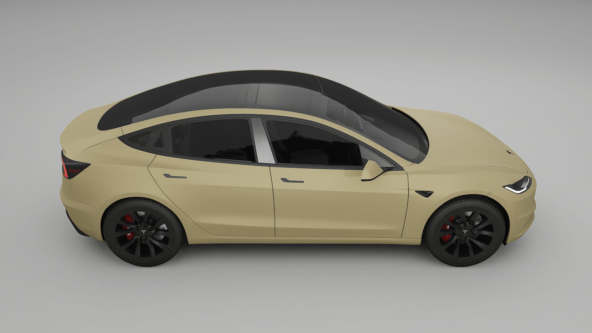Tesla Model3 Highland TPU Lackschutzfolie | SAND Farbwechsel PPF – Komplett-Vorgeschnittener Kit