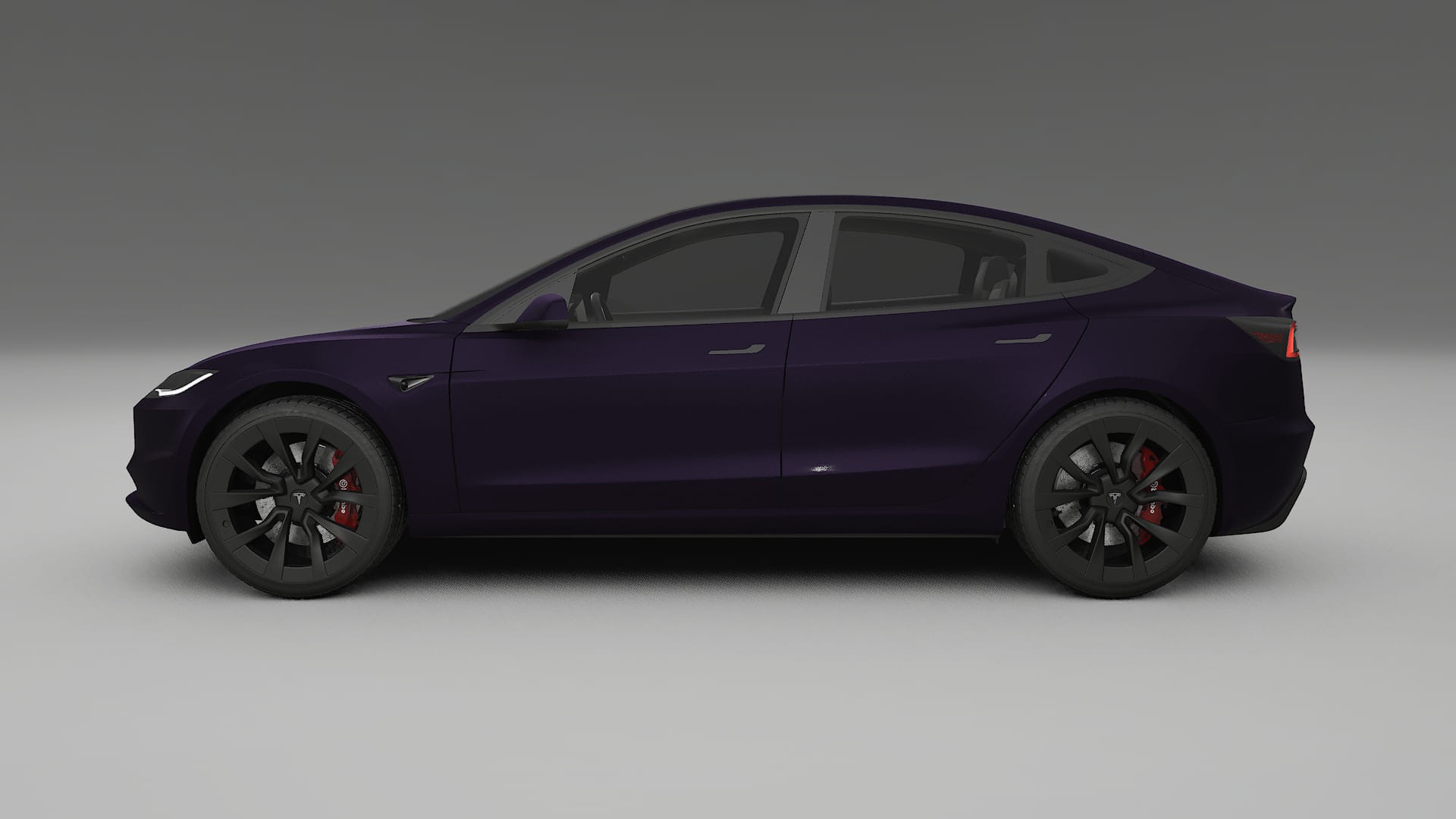 Tesla Model3 Highland TPU Lackschutzfolie | VIOLET Farbwechsel PPF – Komplett-Vorgeschnittener Kit